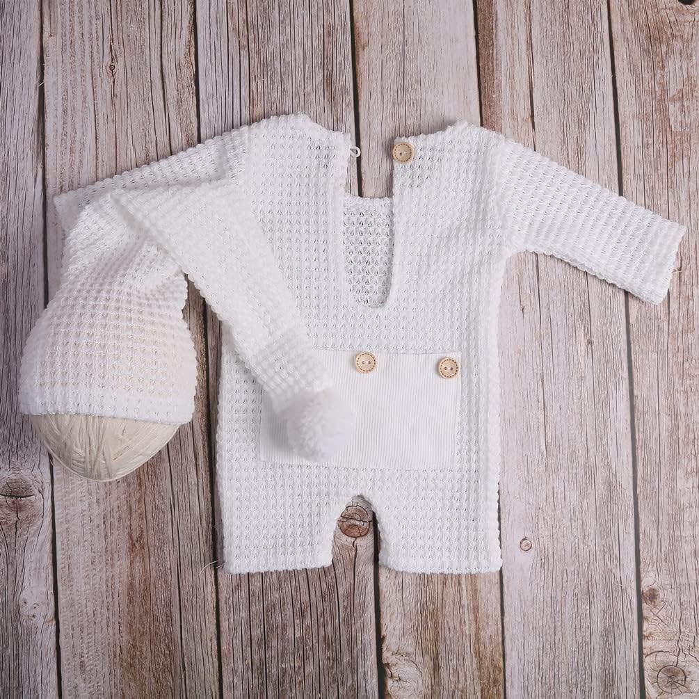Vedory Newborn Photography Props Boy Outfit Set