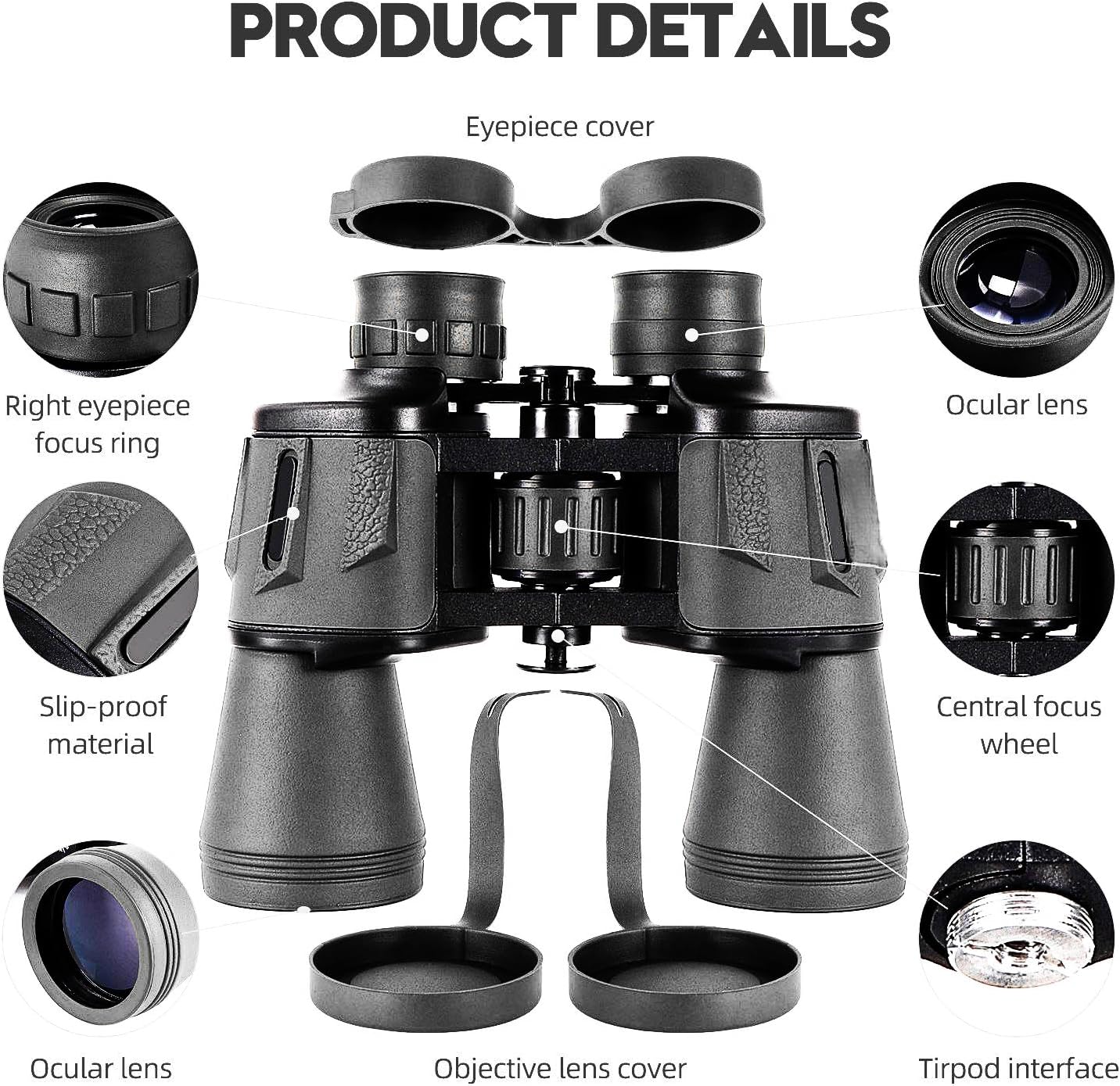 20x50 High Powered Binoculars for Adults