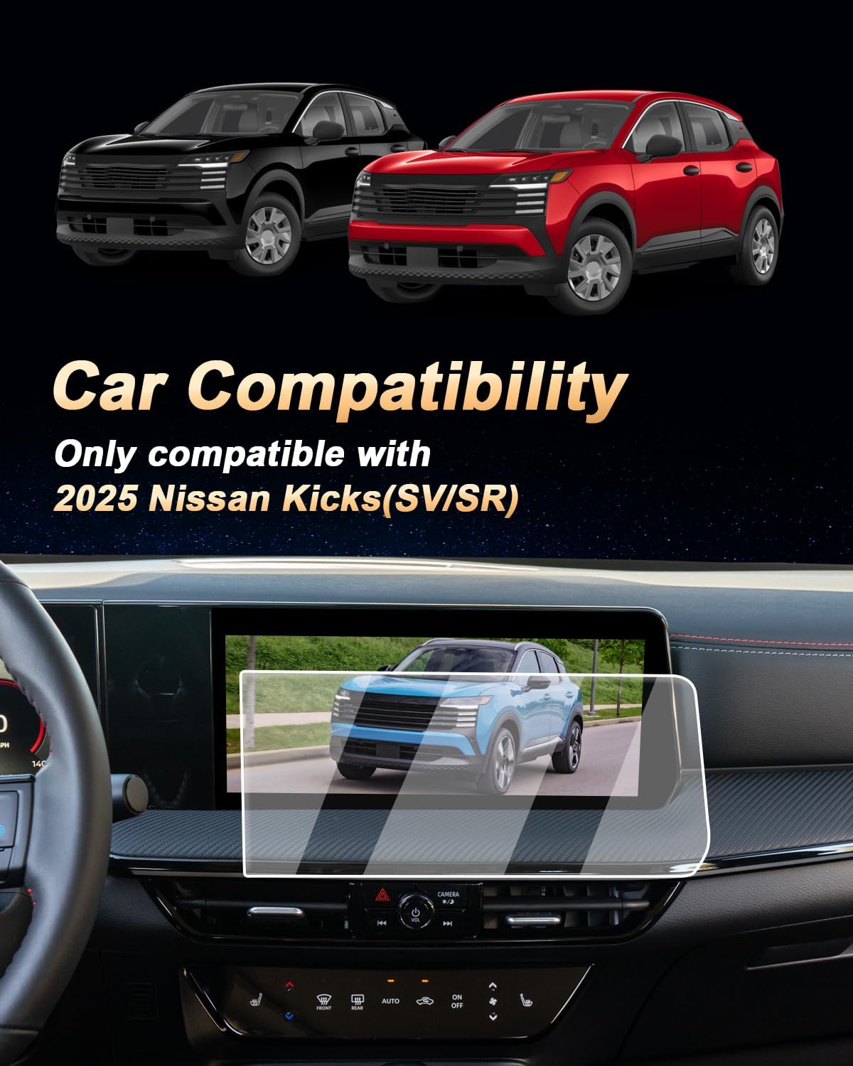 ECOZEN 2025 Nissan Kicks Matte Screen Protector