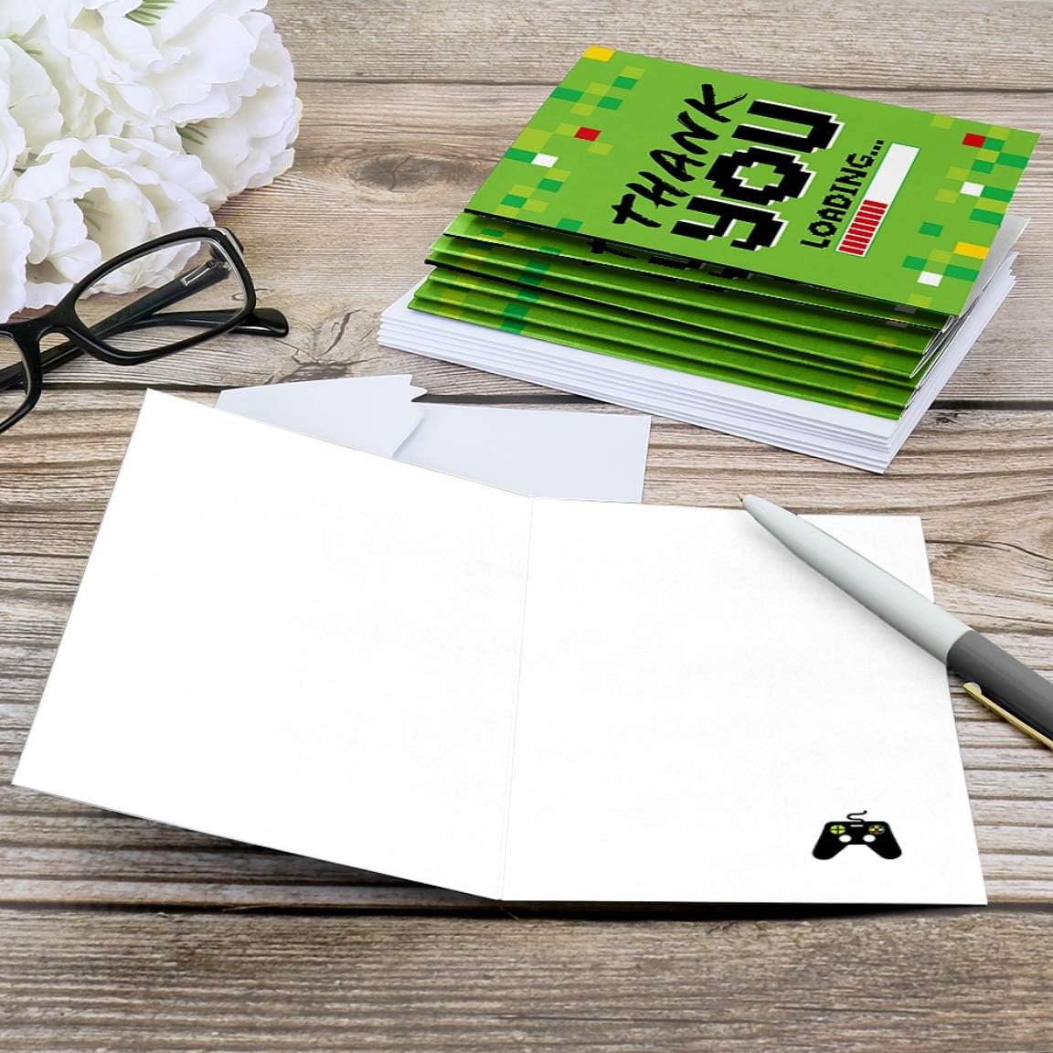 Big Dot of Happiness Game Zone Thank You Cards 8 Count