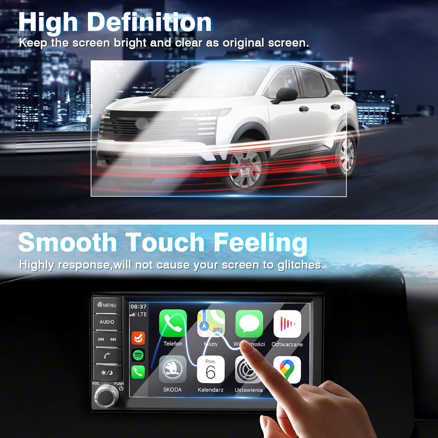 Karltys Upgrade 2025 Nissan Kicks S 7-Inch Screen Protector
