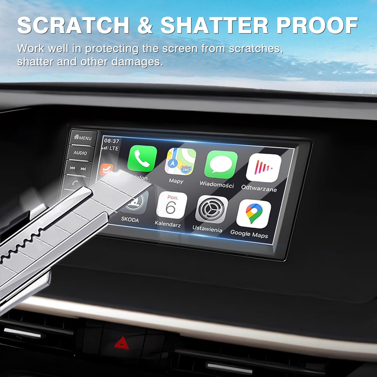 Karltys Upgrade 2025 Nissan Kicks S 7-Inch Screen Protector
