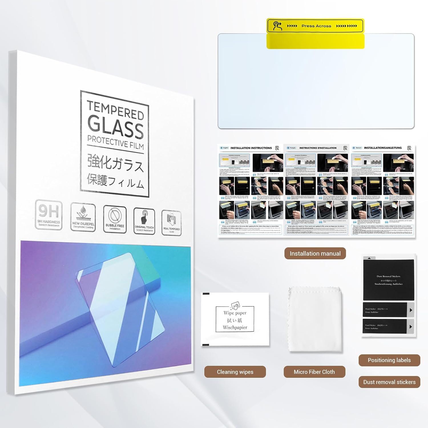 2025 Toyota Sienna LE 8 Screen Protector Tempered Glass
