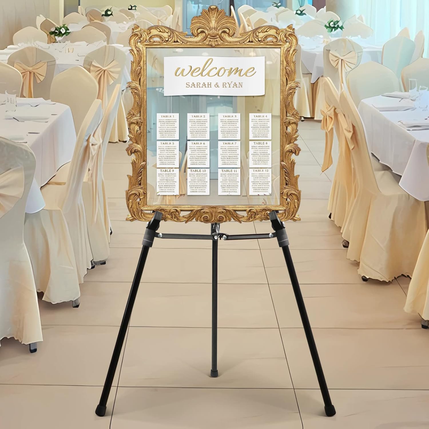 PUJIANG 63 Inch Adjustable Heavy Duty Easel Stand