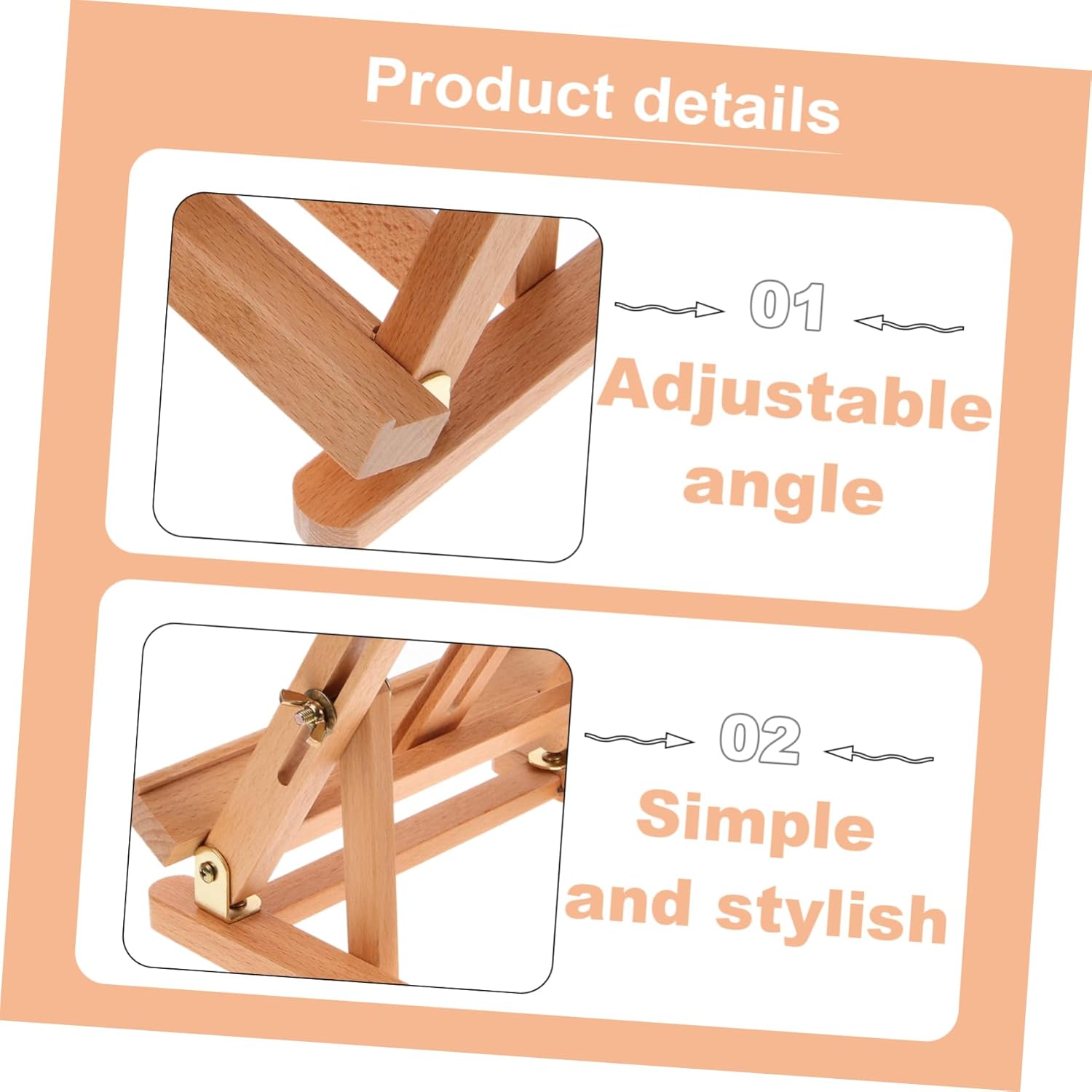 Portable Art Display Easel for Painting and Sketching