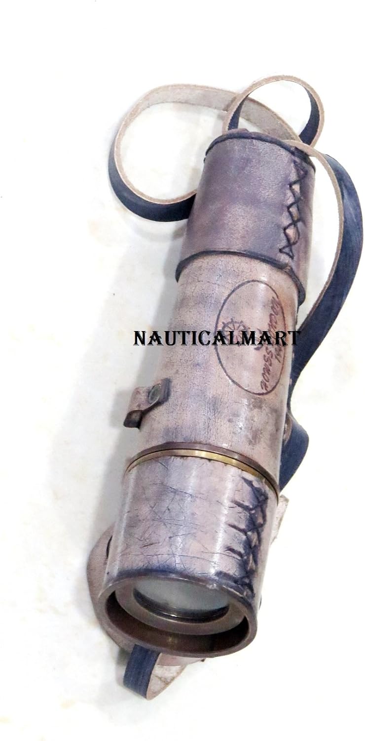 Antique Telescope Engraved Howes London 1941 by NauticalMart