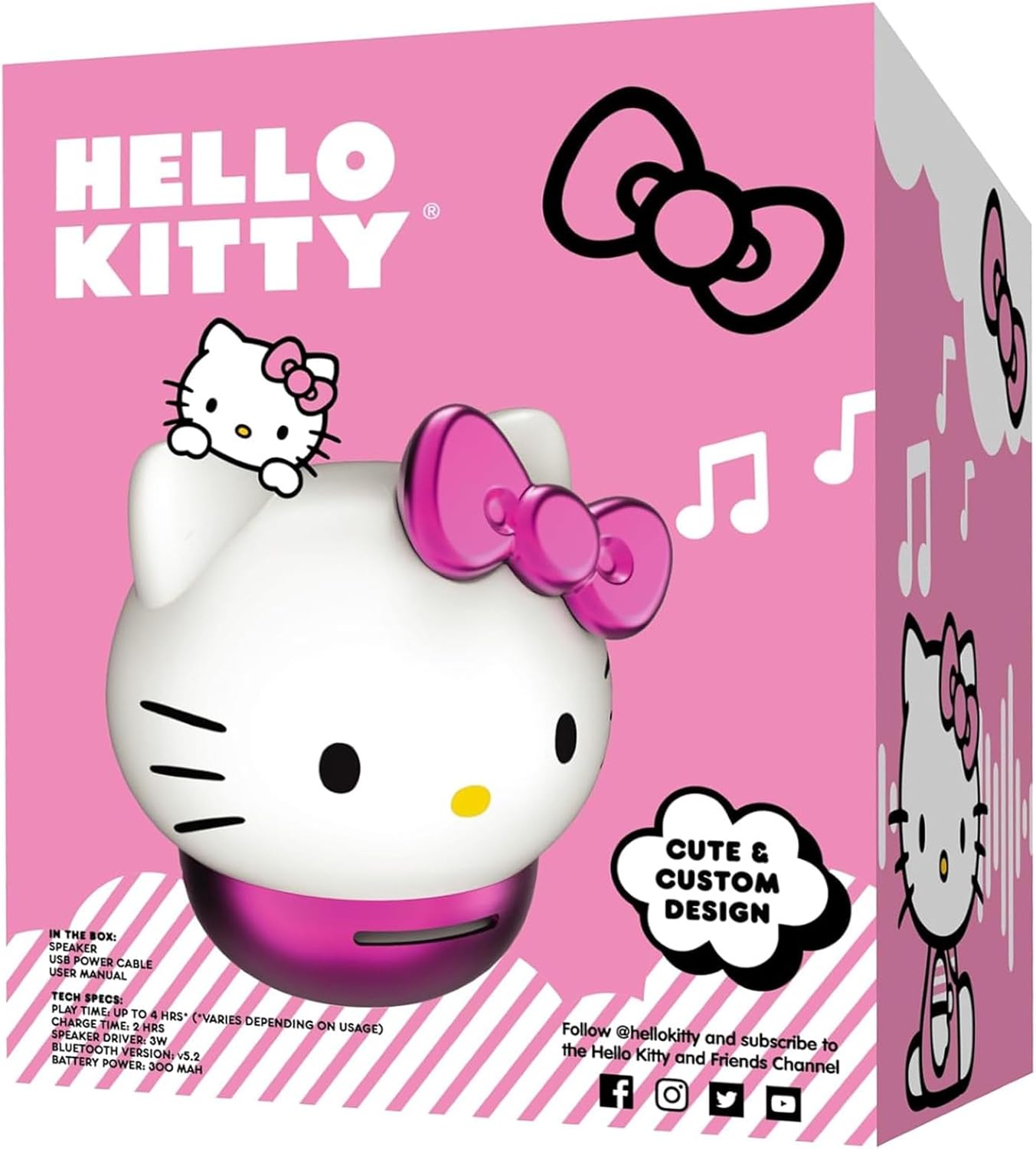 Hello Kitty Wireless Speaker with Bluetooth 52