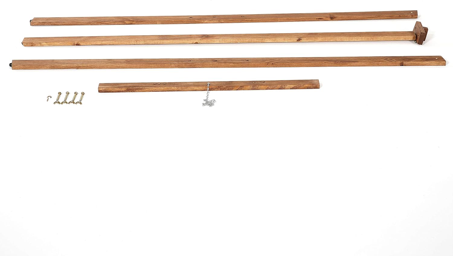Dark Wood Rustic Art Easel Adjustable Height Stand