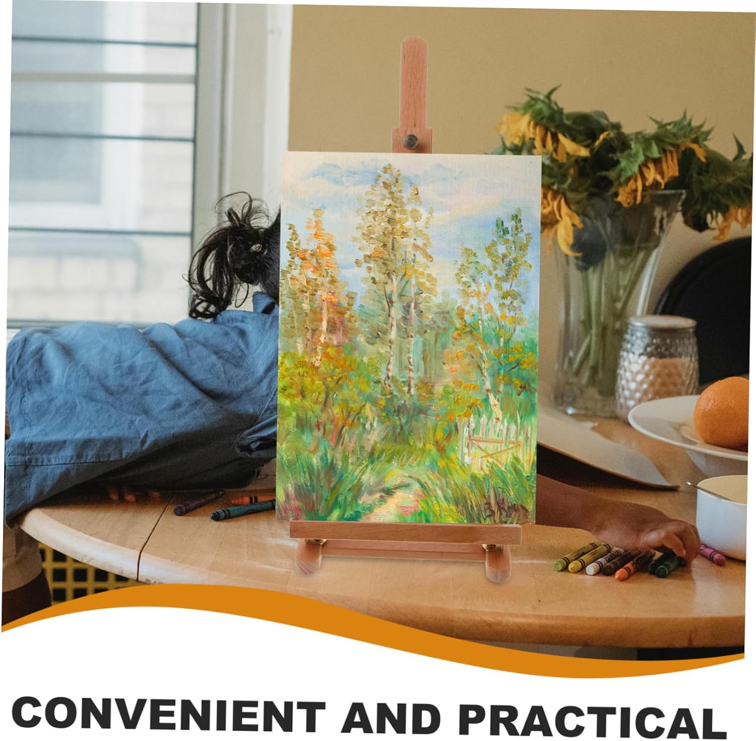 Lightweight Easel Stand for Painting and Art Display