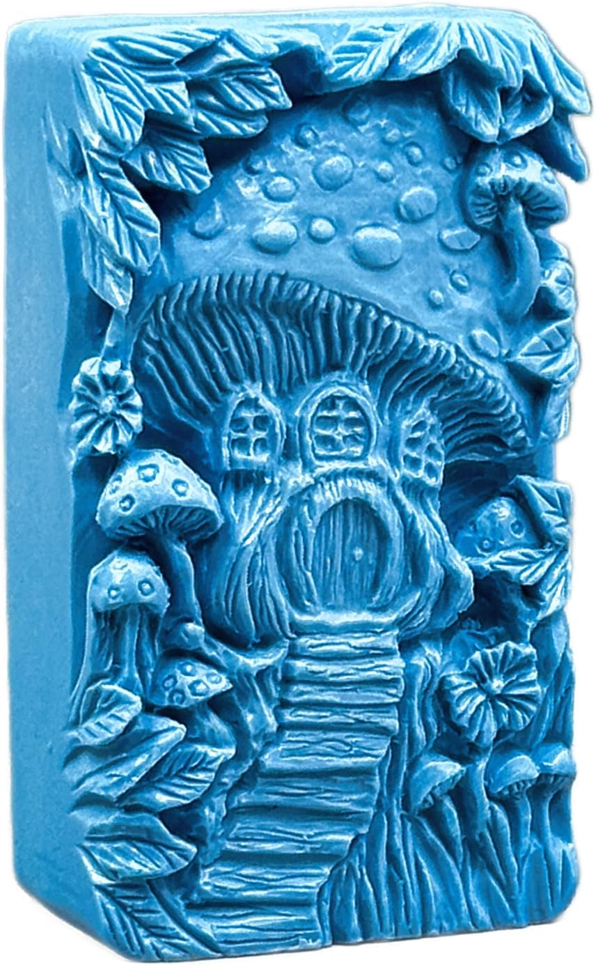 Mushroom House Silicone Mold for Soap Making and Crafts