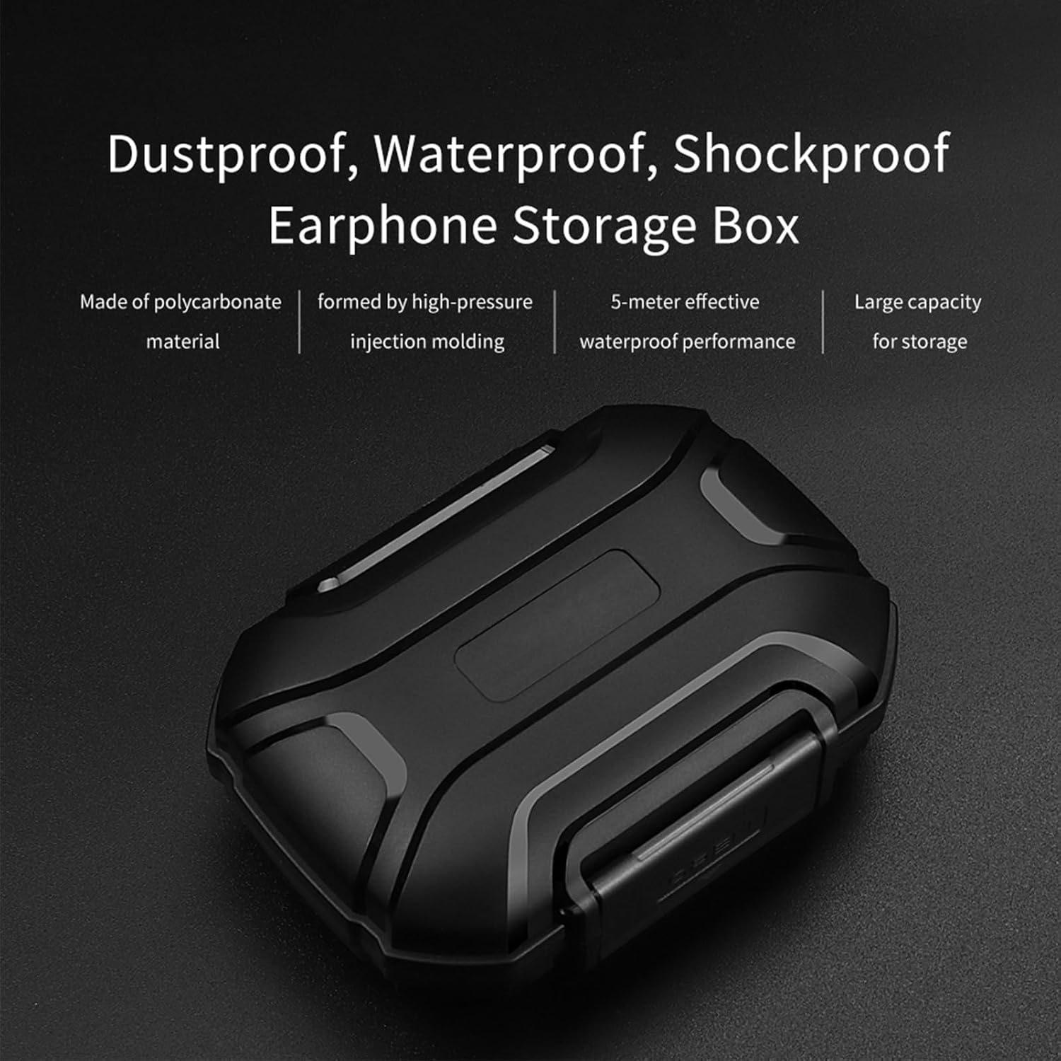 Suspirit Protective Earphone Case Dustproof Waterproof Shockproof