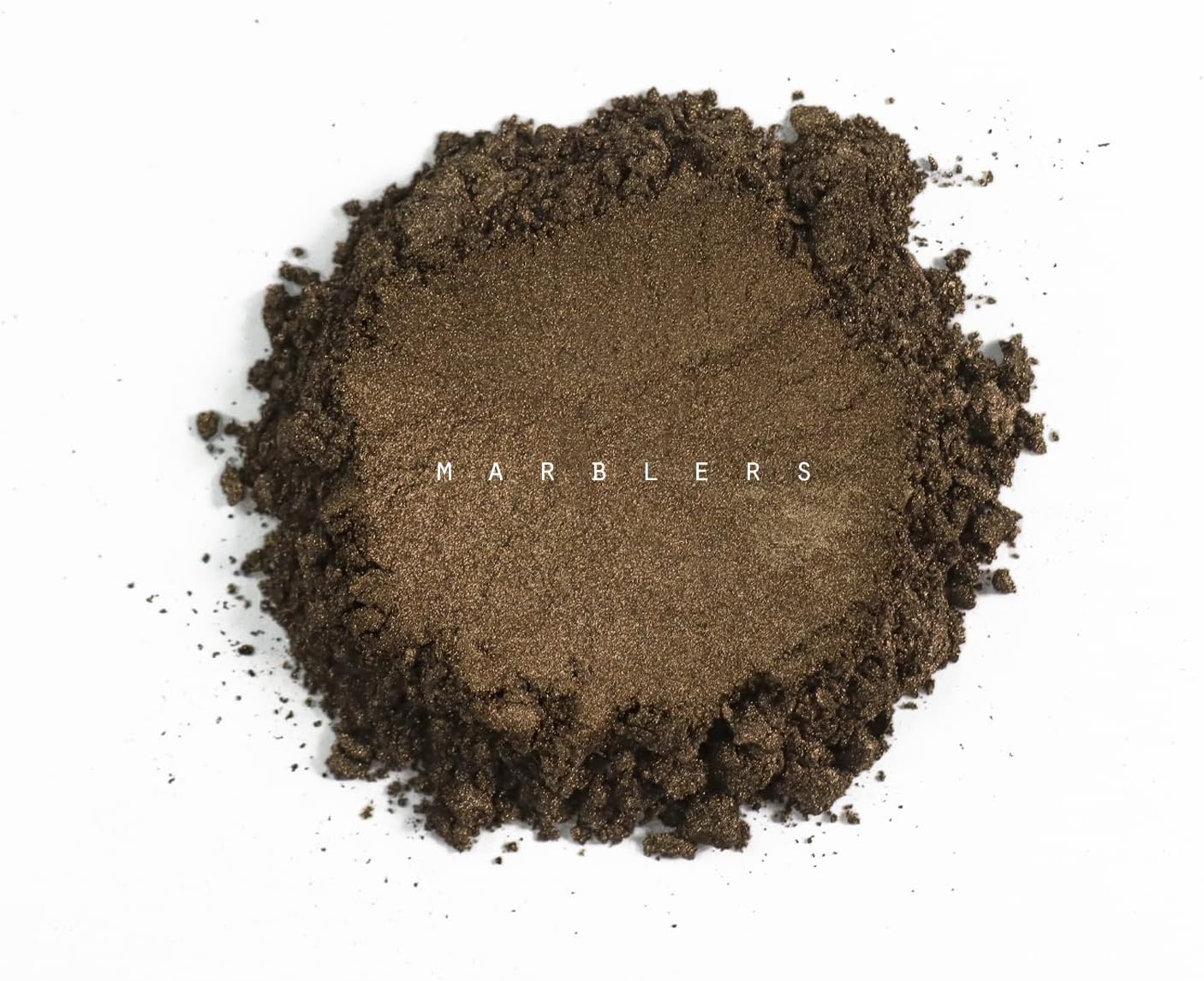 MARBLERS Coffee Brown Mica Powder 1oz Safe for Skin Crafts
