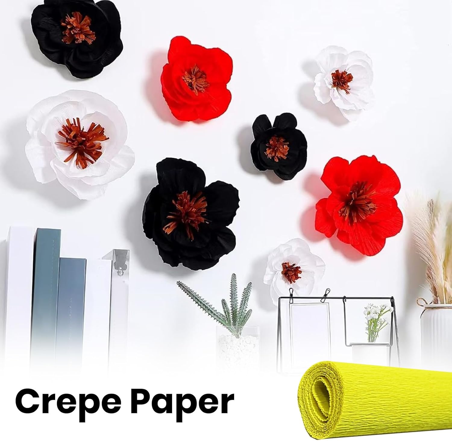 Yellow Crepe Paper Streamers 1 Roll Party Decor