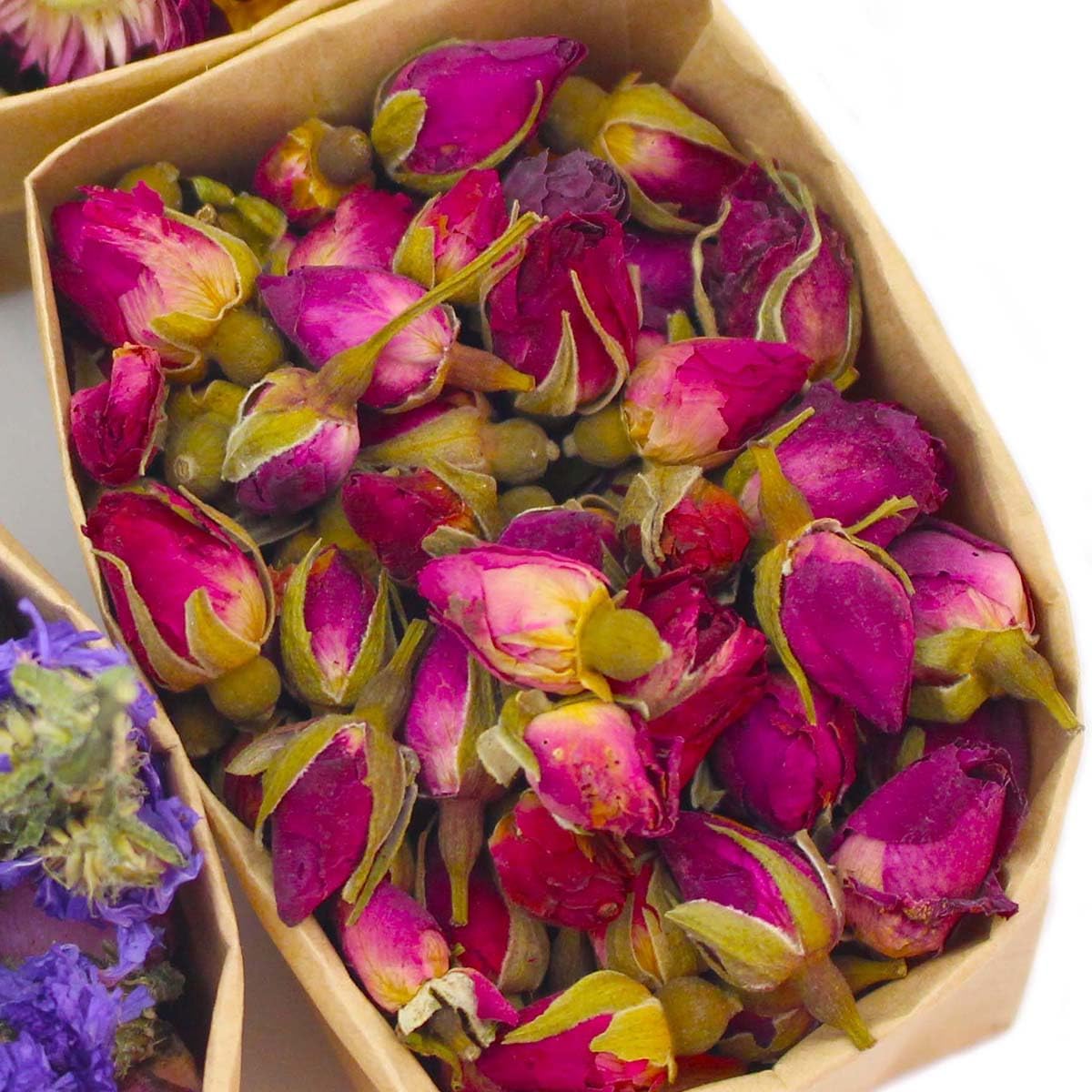 9 Bags Set Dried Flowers for Candle and Soap Making