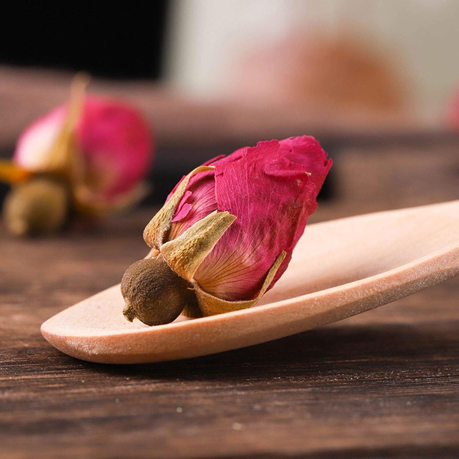 CoolCrafts Dried Rose Buds 35oz for Tea and Crafting