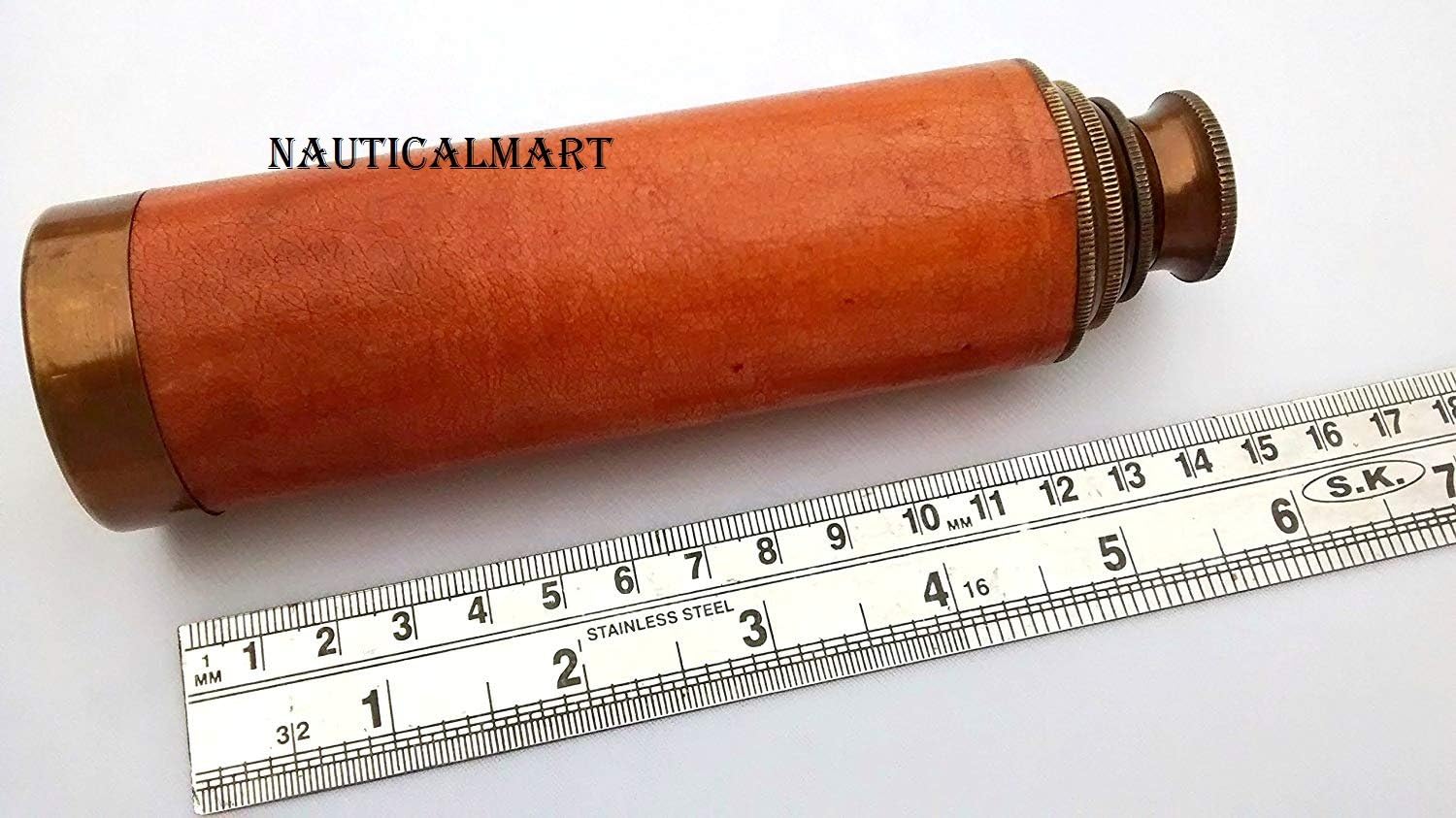 15 Inch Brass Pullout Telescope with Antique Look