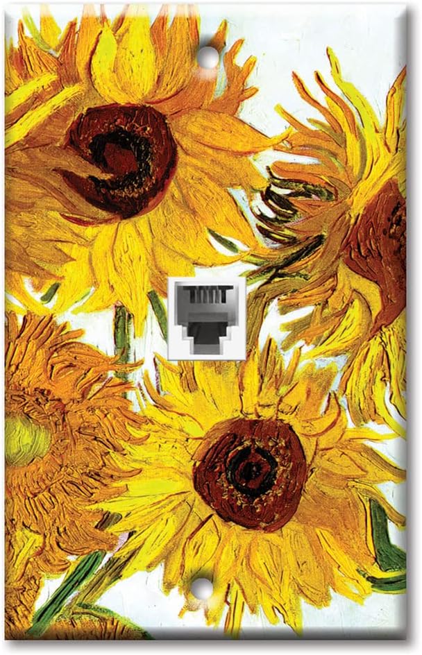 Art Plates Van Gogh Sunflowers II Keystone Wall Plate