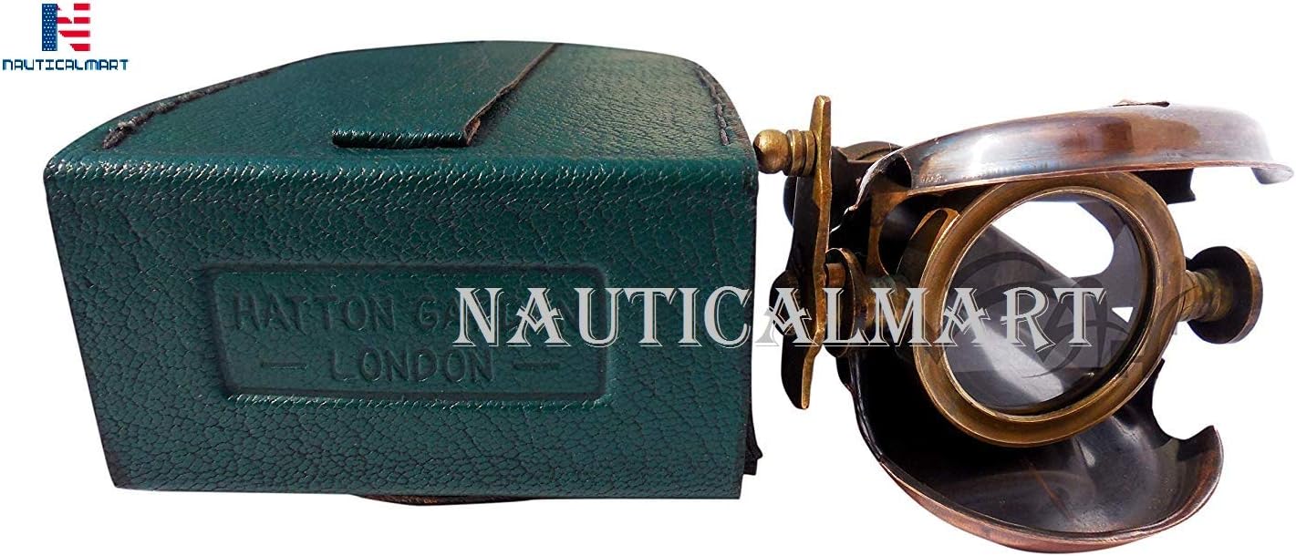 Antique Style Ships Pocket Brass Monocular with Box