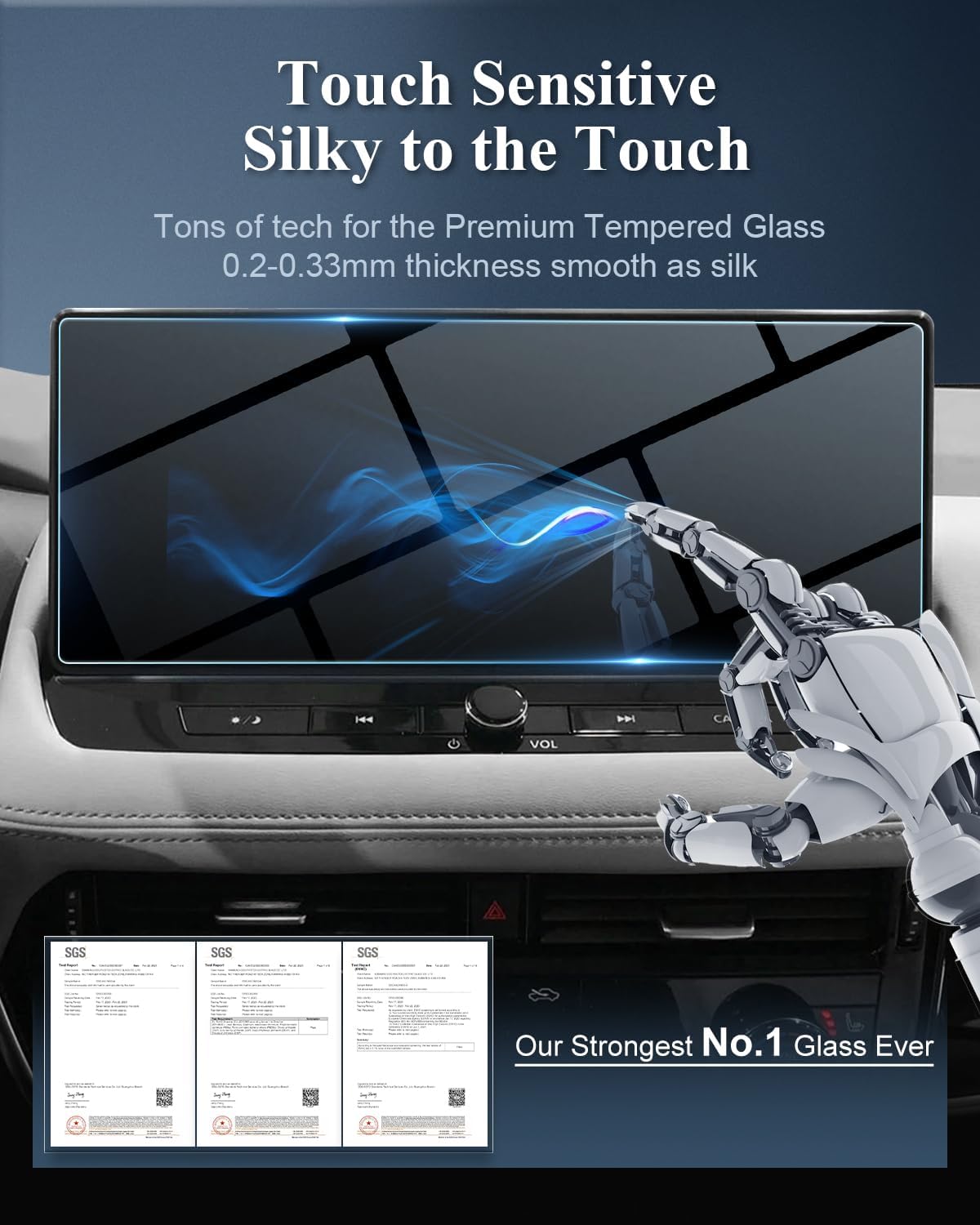 BIBIBO 2024-2026 Nissan Rogue 123 Screen Protector