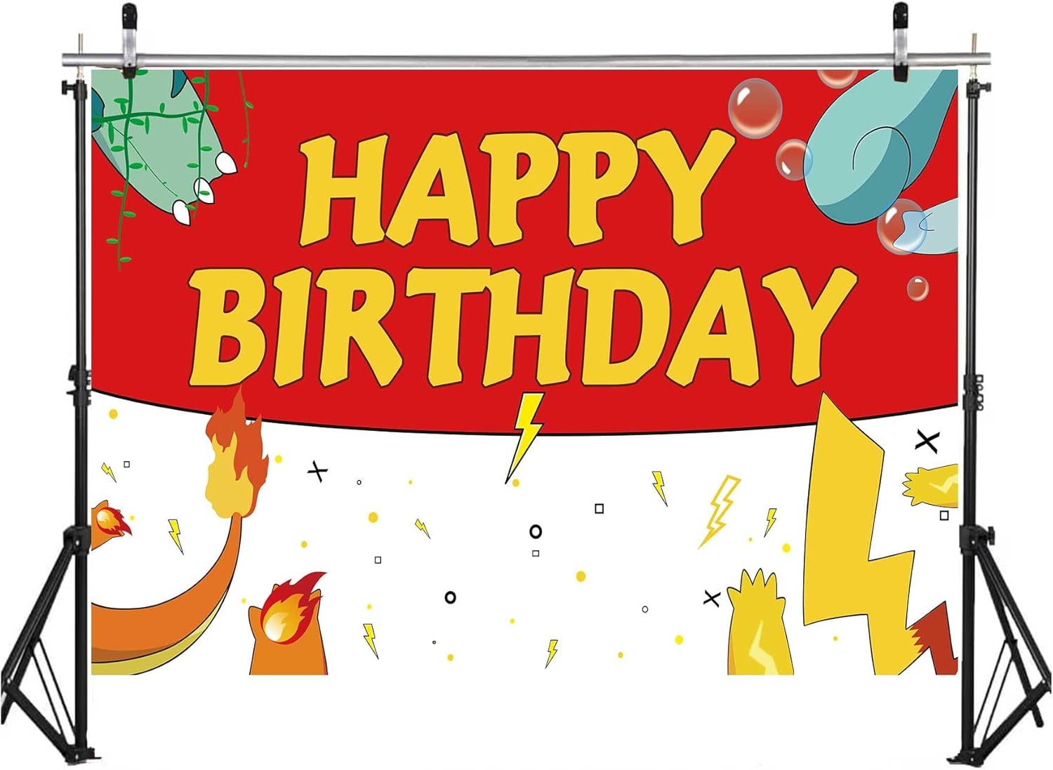 59x36ft Cartoon Birthday Backdrop for Kids Party Decor