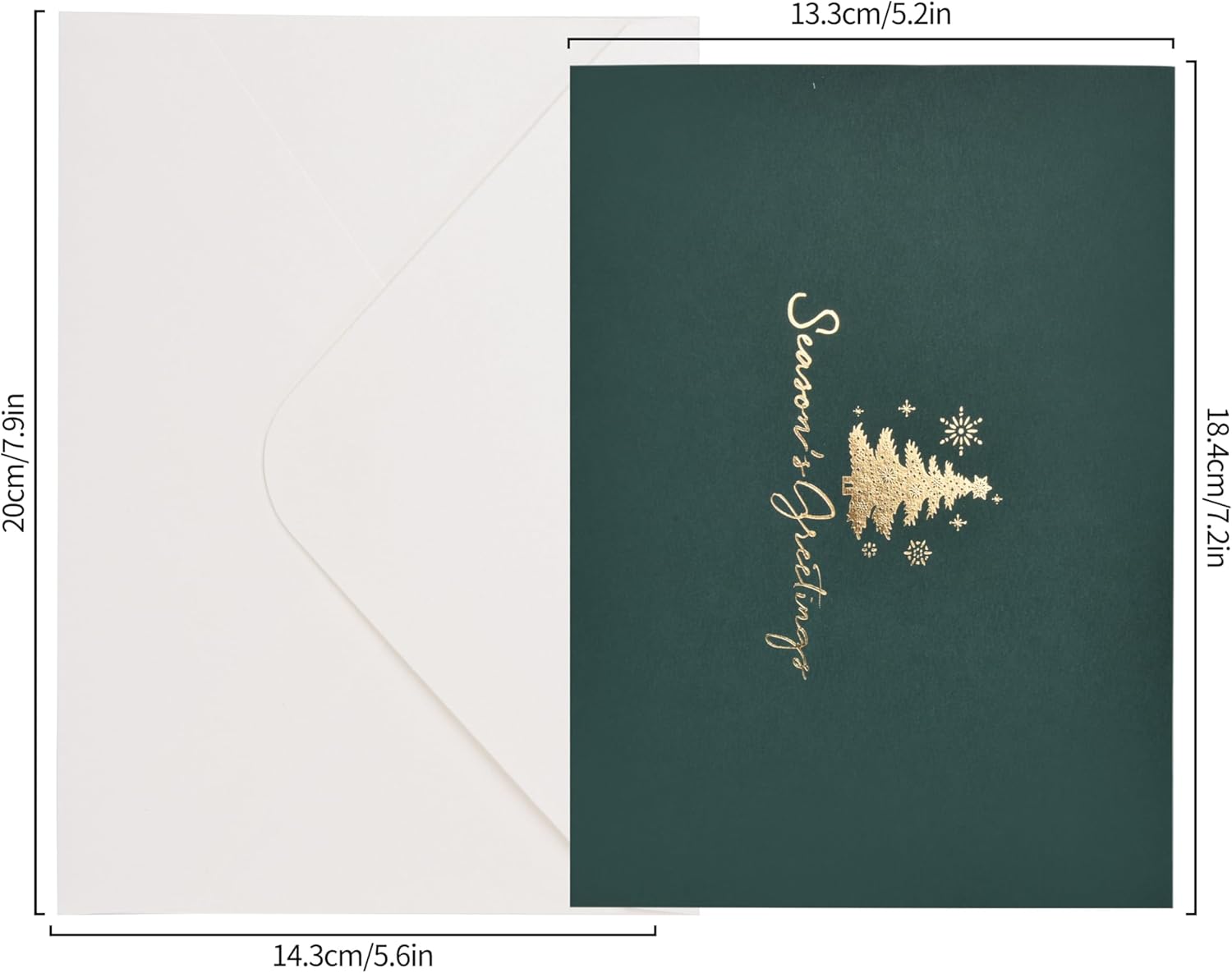 FIAMR 3D Embossed Silver Christmas Castle Card