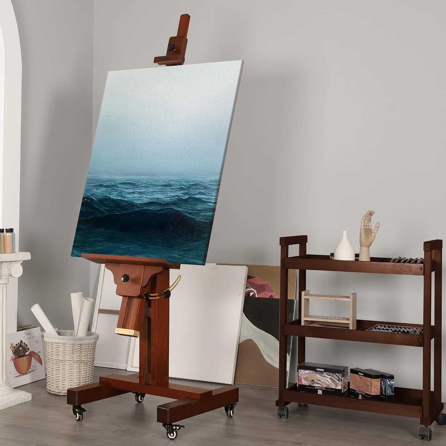 VISWIN Studio Heavy Duty Easel for Large Canvas Up to 71