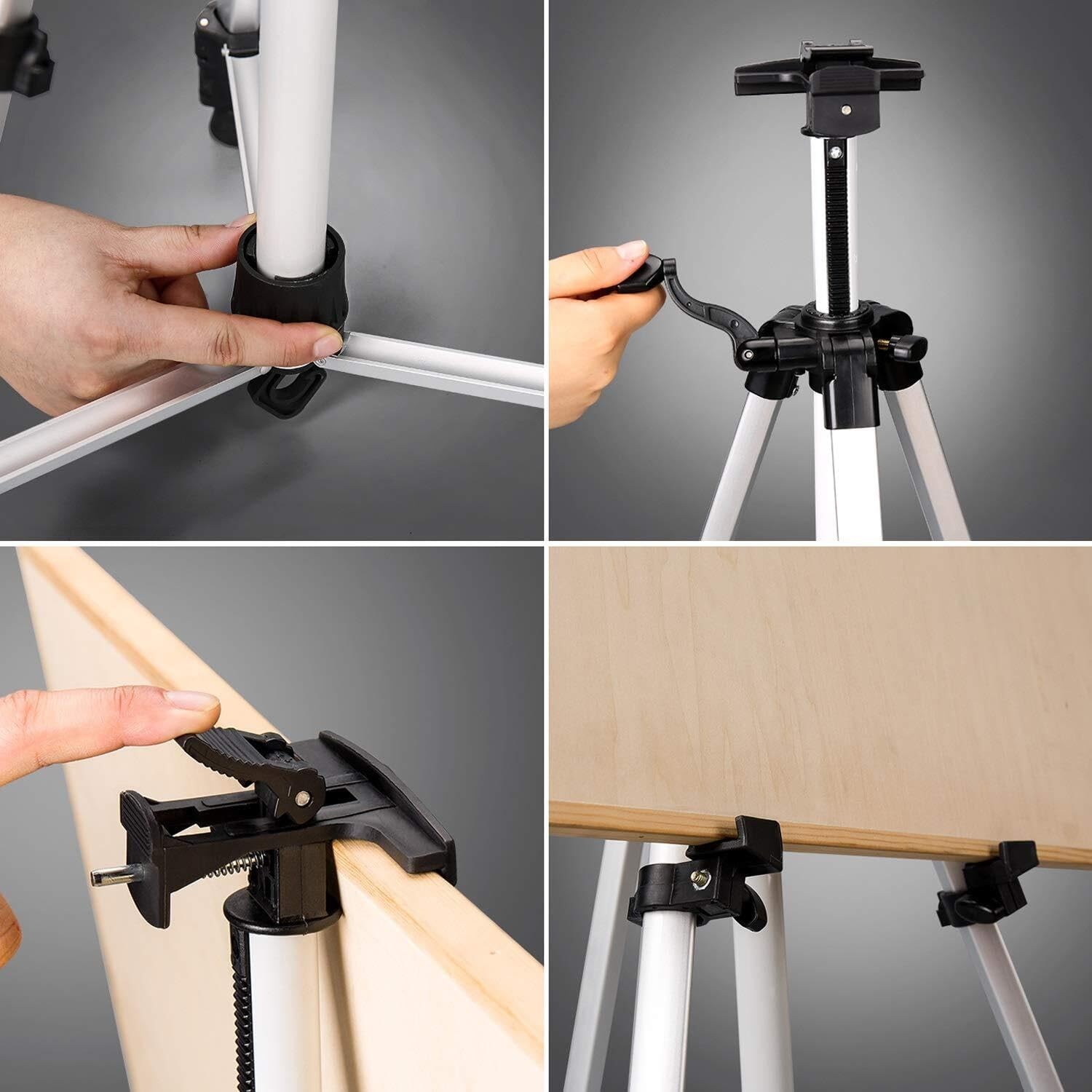 Portable Aluminum Alloy Painting Easel with Storage Bag