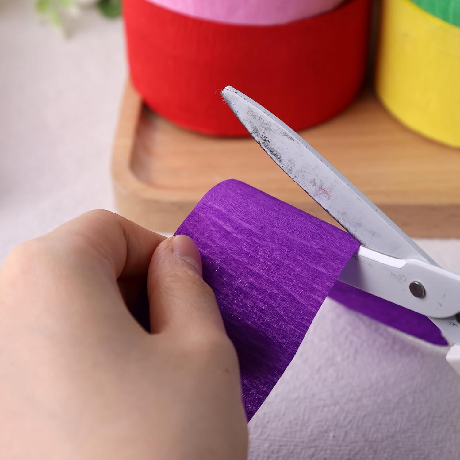 VGOODALL 8 Rolls Crepe Paper Streamers