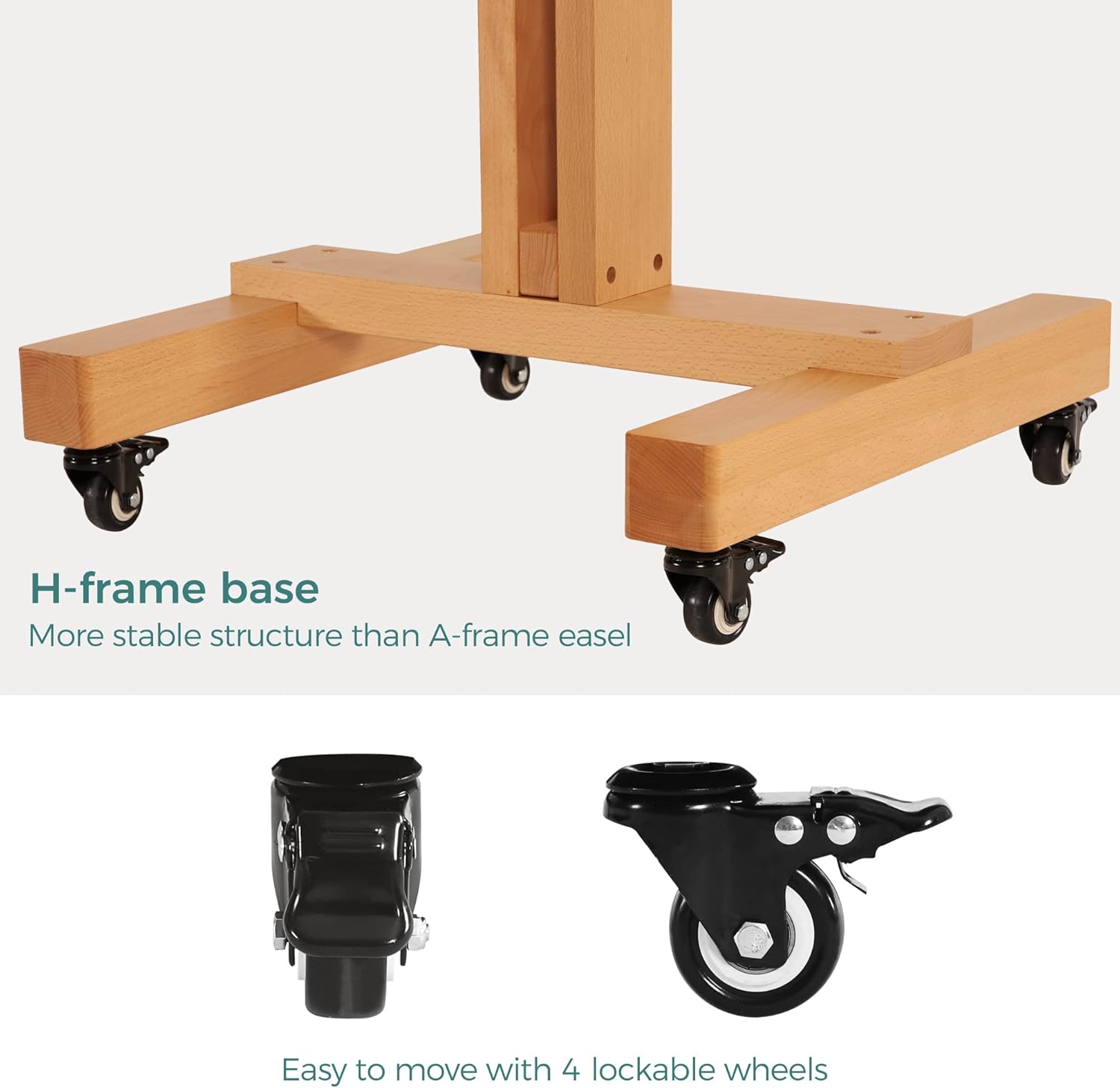 VISWIN Studio Heavy Duty Easel for Large Canvas