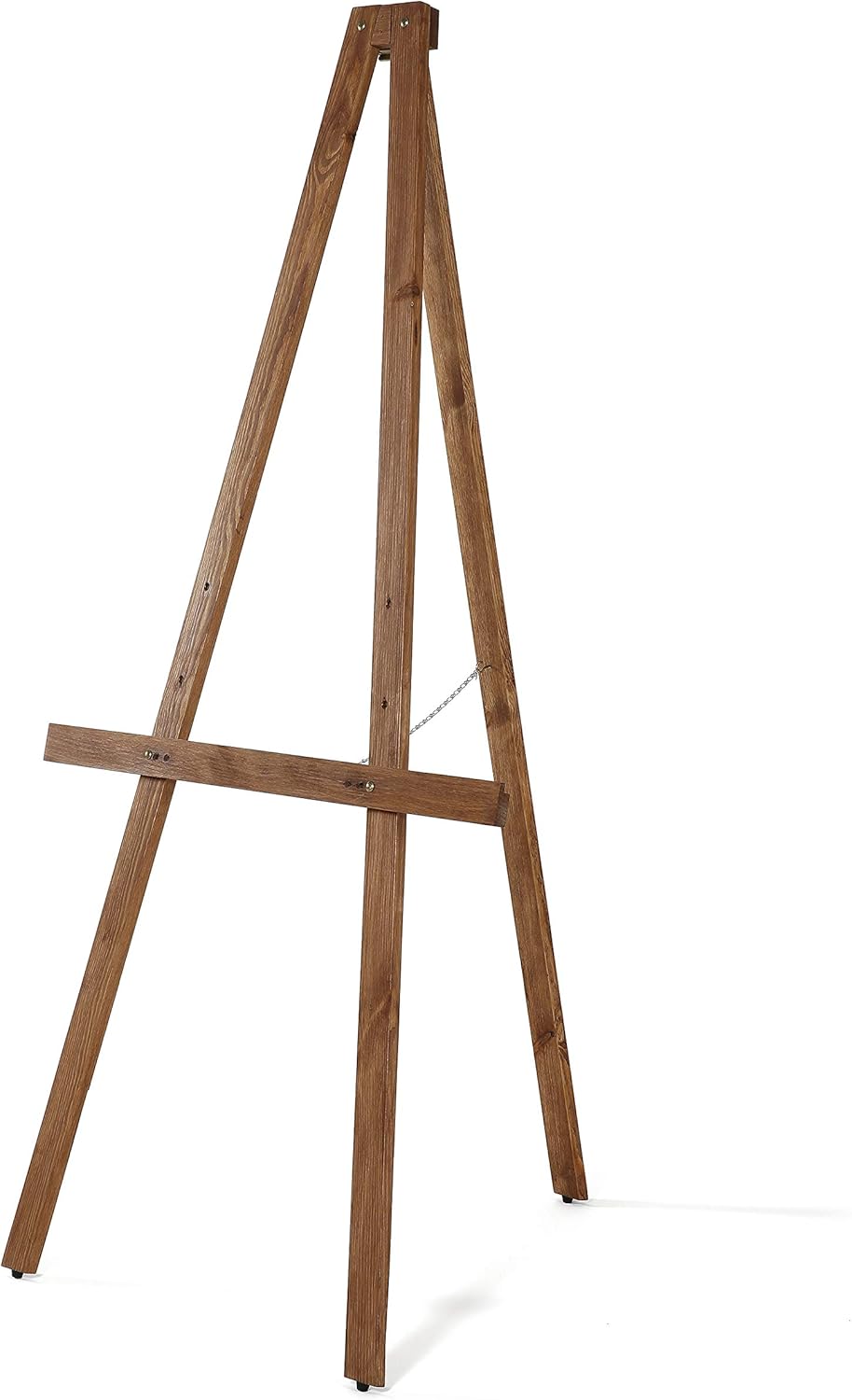 Dark Wood Rustic Art Easel Adjustable Height Stand