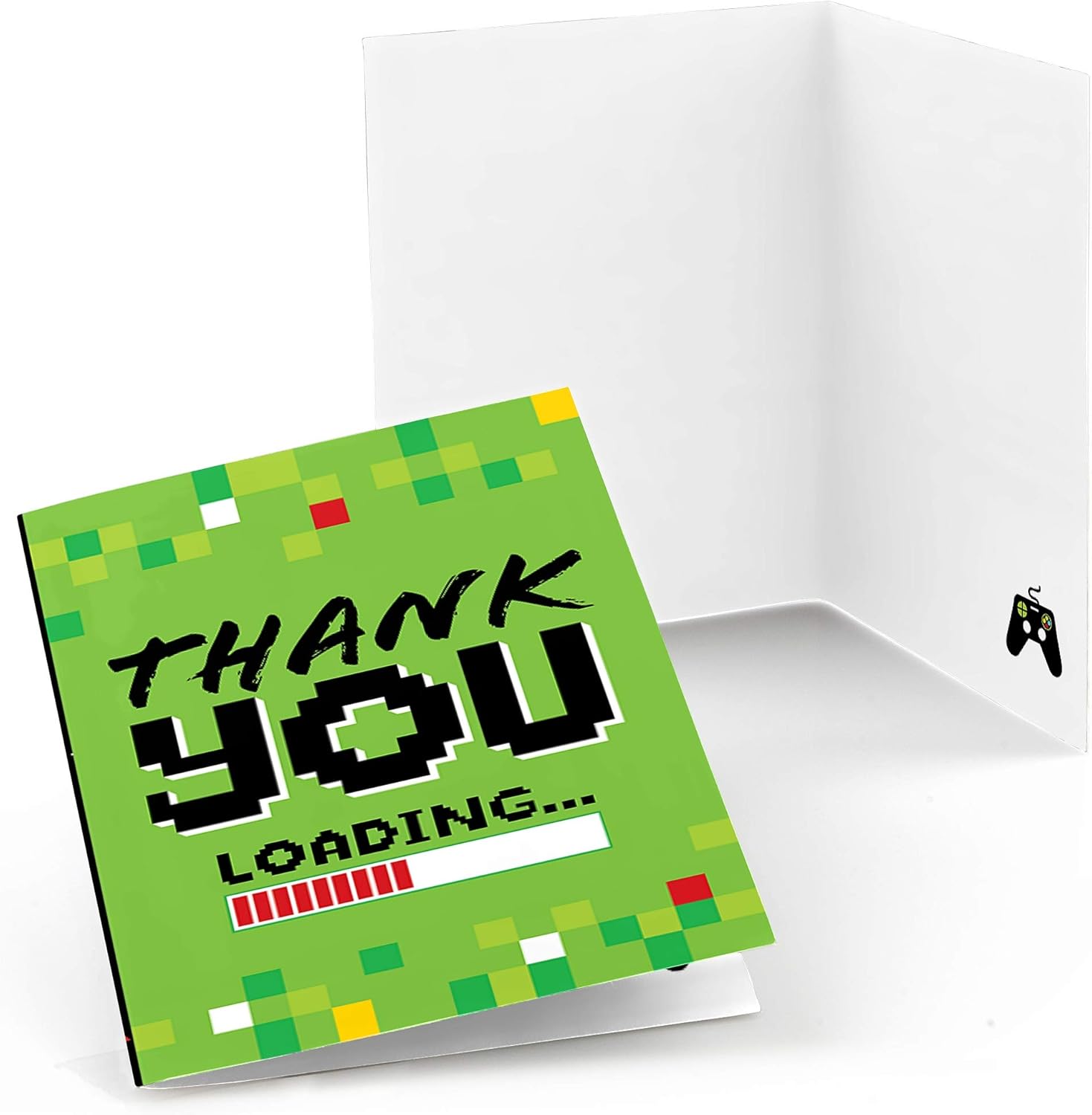 Big Dot of Happiness Game Zone Thank You Cards 8 Count