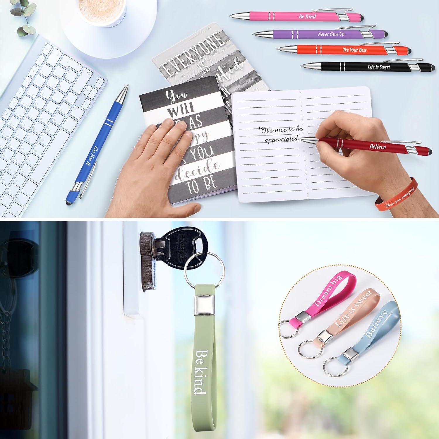 PerKoop 64 Piece Motivational Gift Set