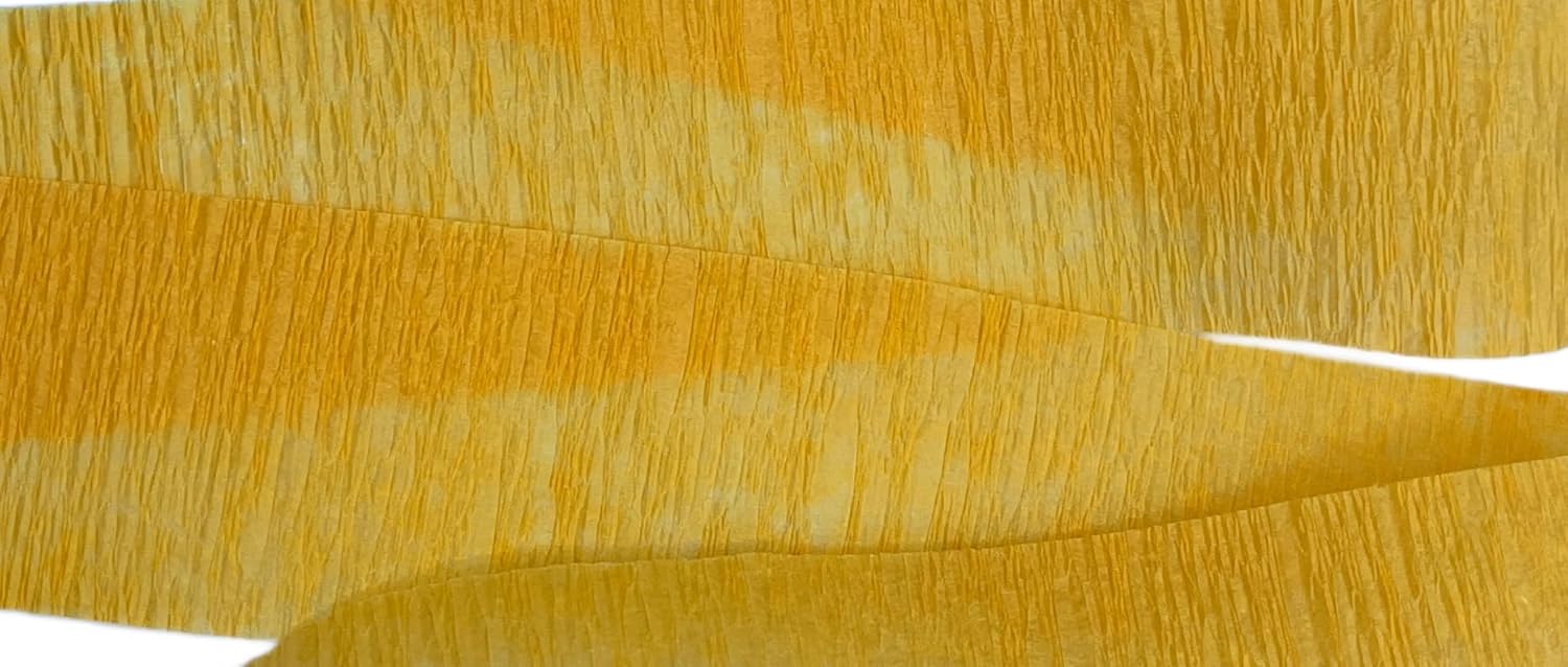 K-Kraft Goldenrod Crepe Paper Streamers 2 Rolls