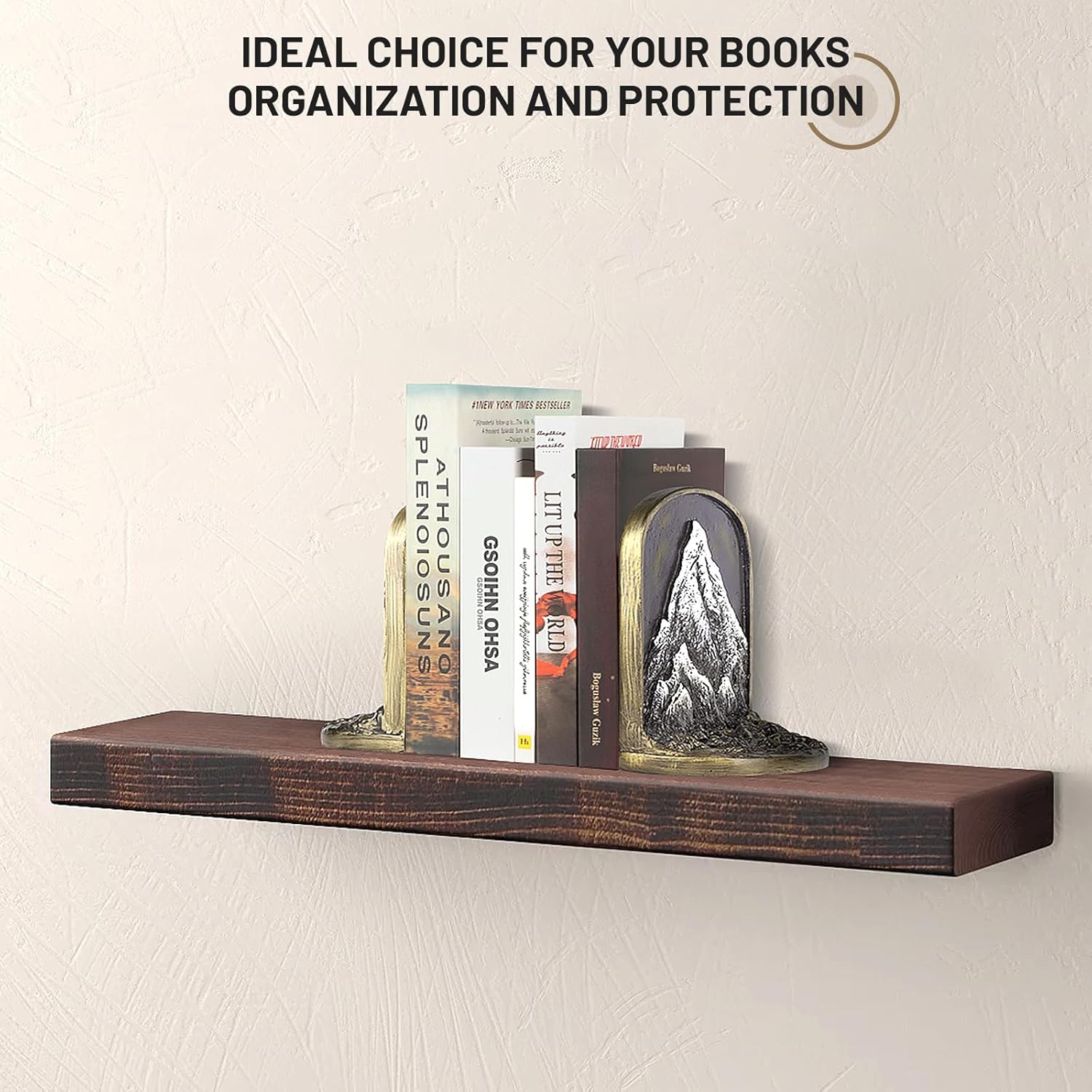 Zgylin Snow Mountain Vintage Bookends
