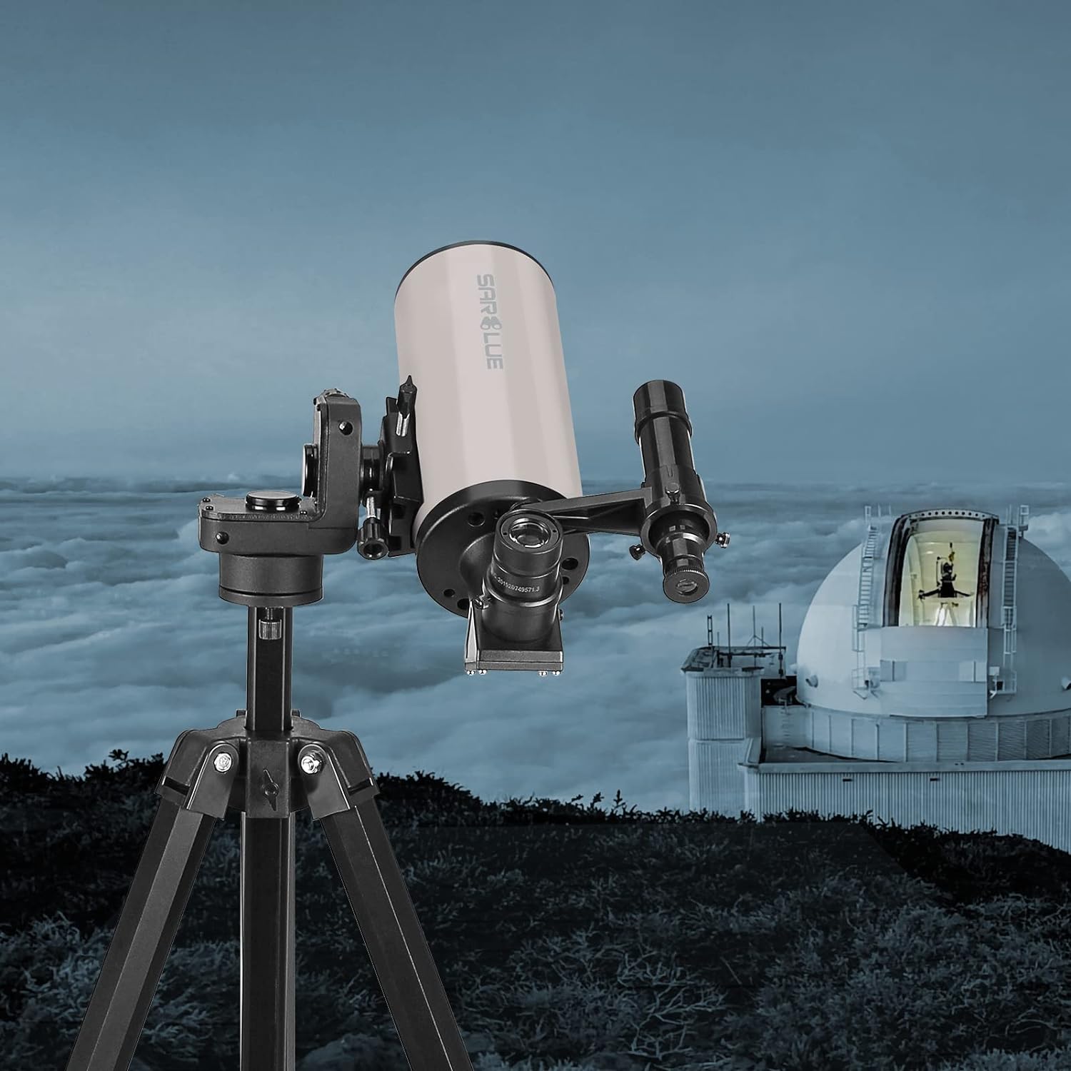 Maksutov-Cassegrain Telescope with 70mm Objective Lens and 1000mm Focal Length