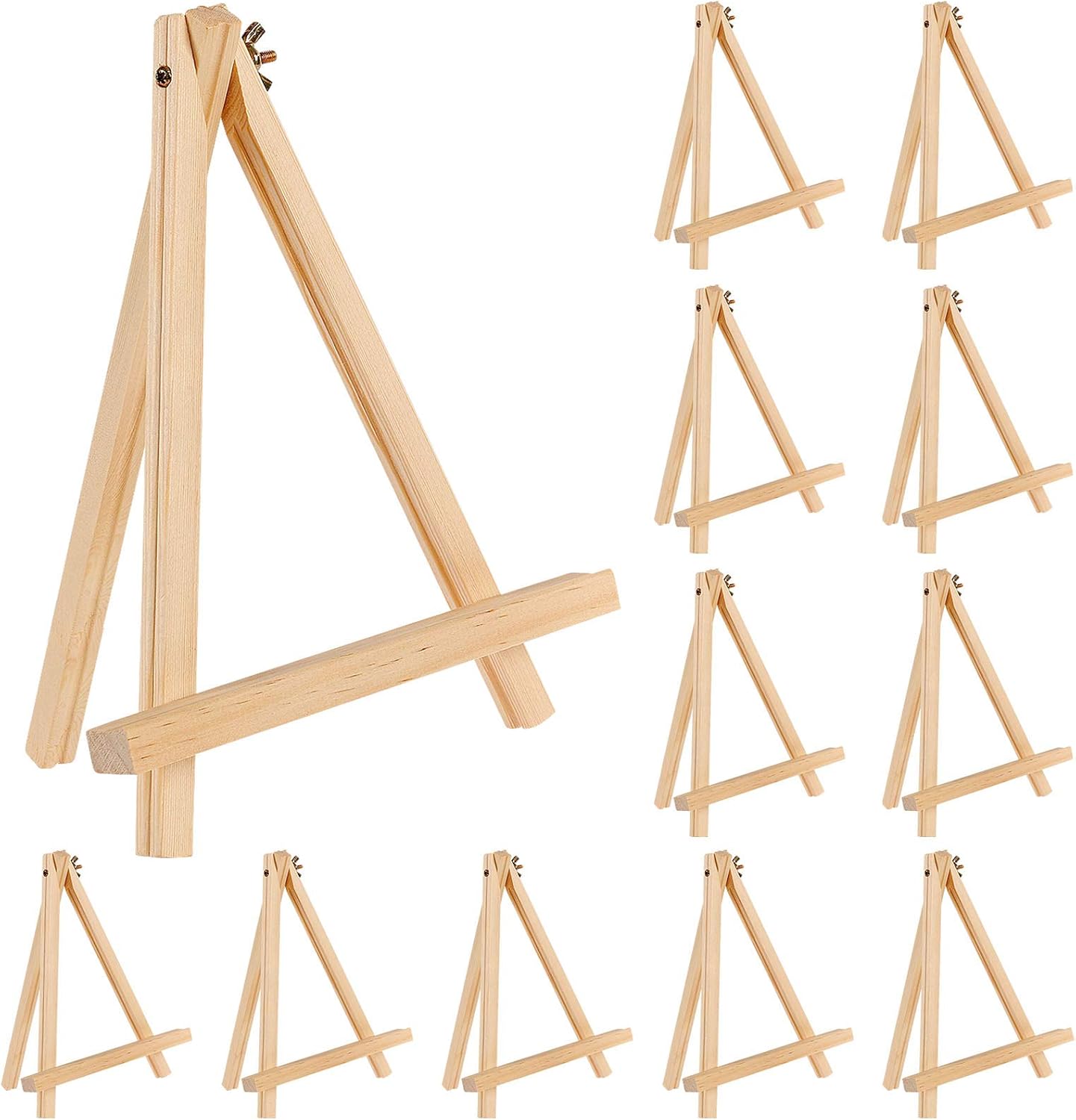 Jekkis 9 Inch Easel Set of 12 for Painting
