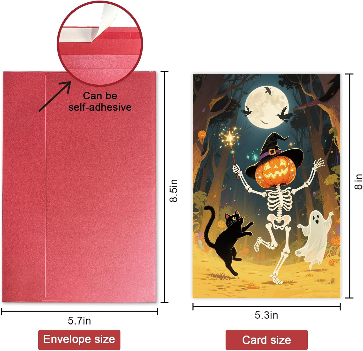 SuperShunhu Halloween Greeting Card with Funny Design