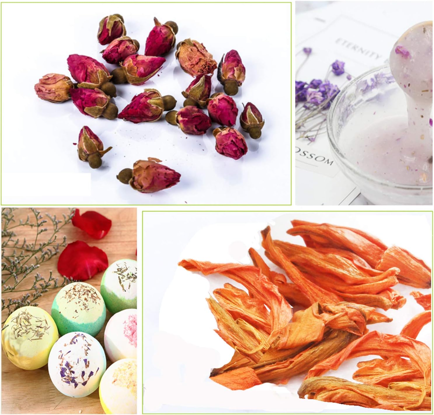 PNANA Dried Flowers Kit for Bath Bomb Soap Candle Making