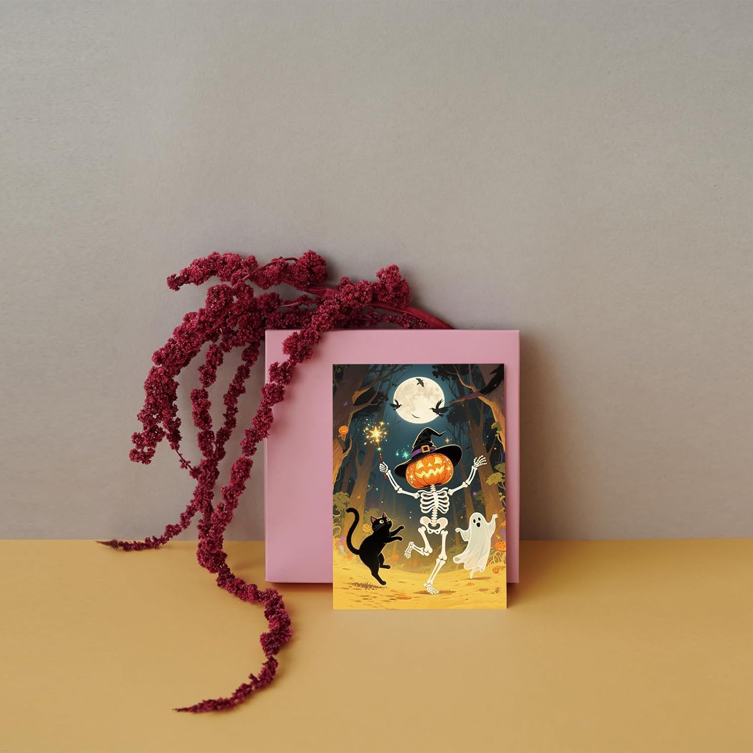 SuperShunhu Halloween Greeting Card with Funny Design