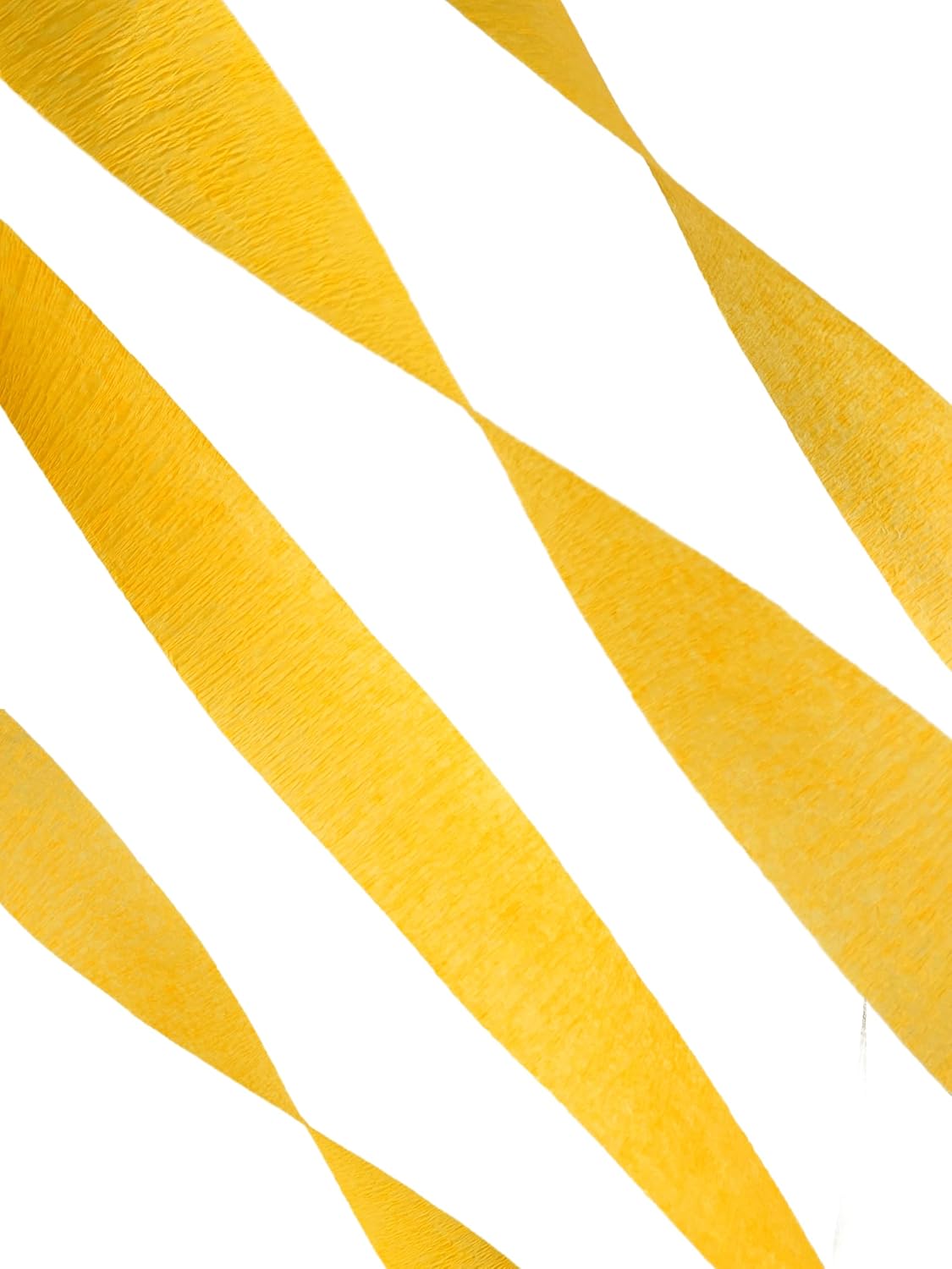 K-Kraft Goldenrod Crepe Paper Streamers 2 Rolls