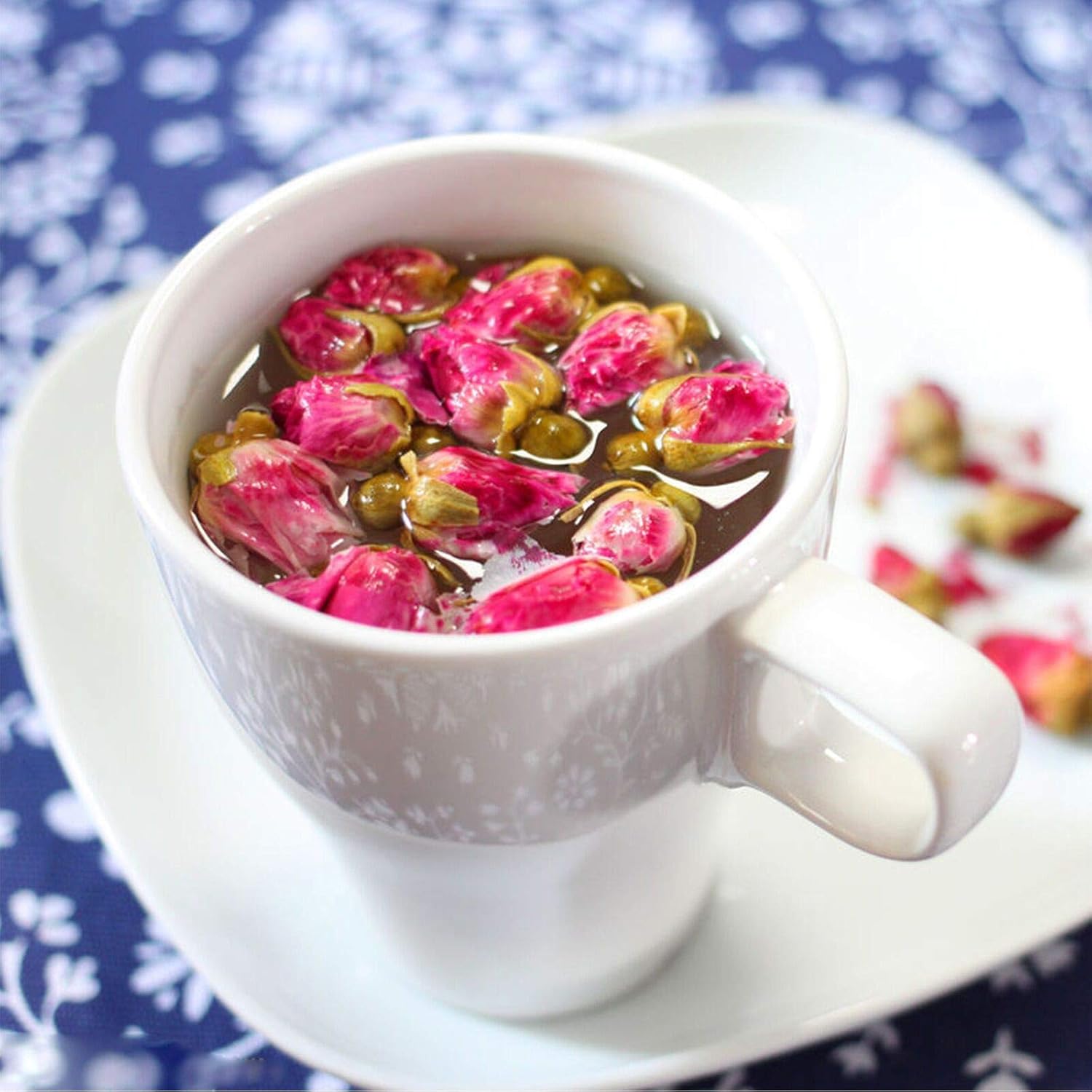 CoolCrafts Dried Rose Buds 35oz for Tea and Crafting