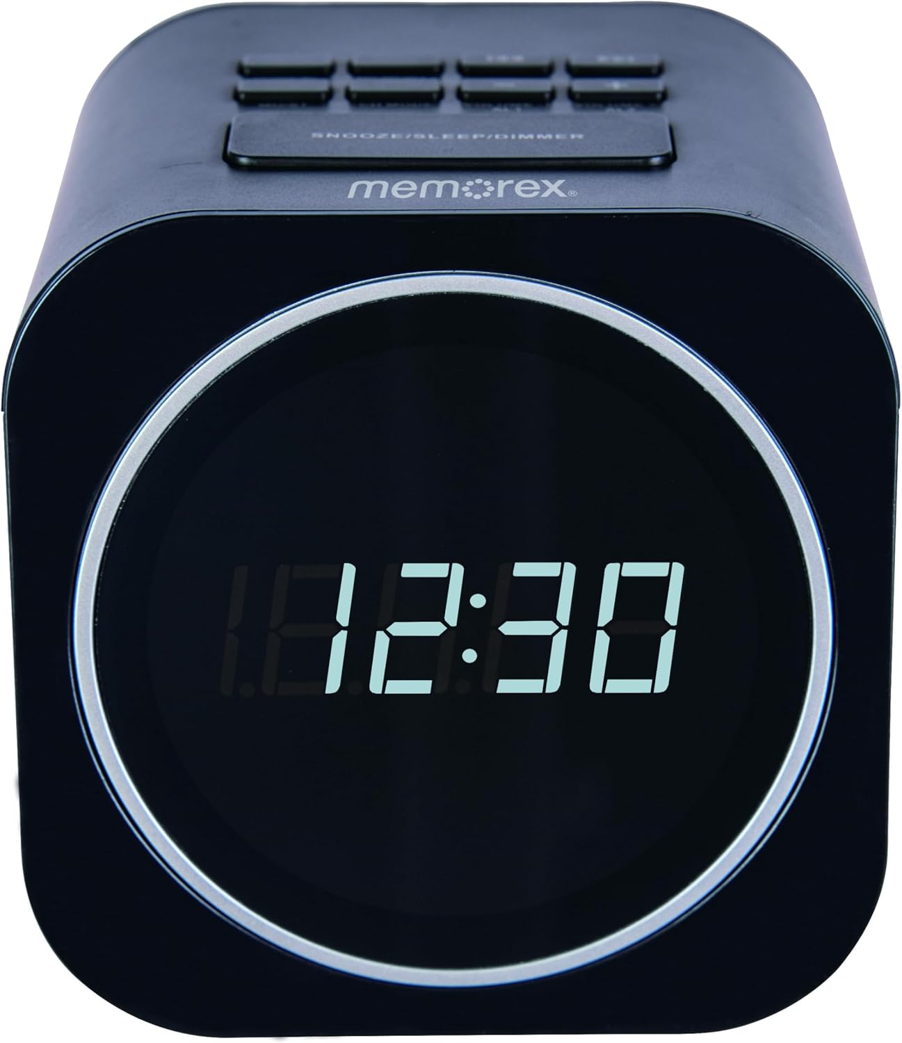 Memorex MX-CR140 Dual Alarm Clock Radio with USB Charging