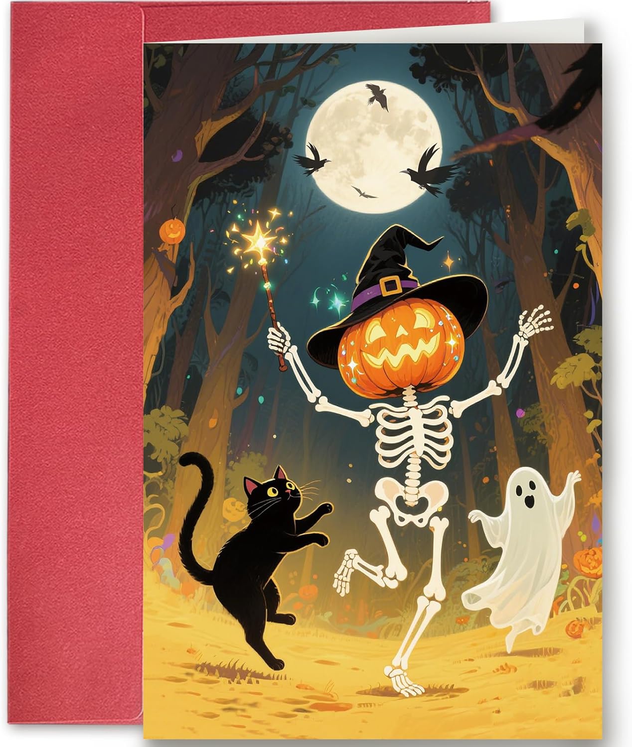 SuperShunhu Halloween Greeting Card with Funny Design