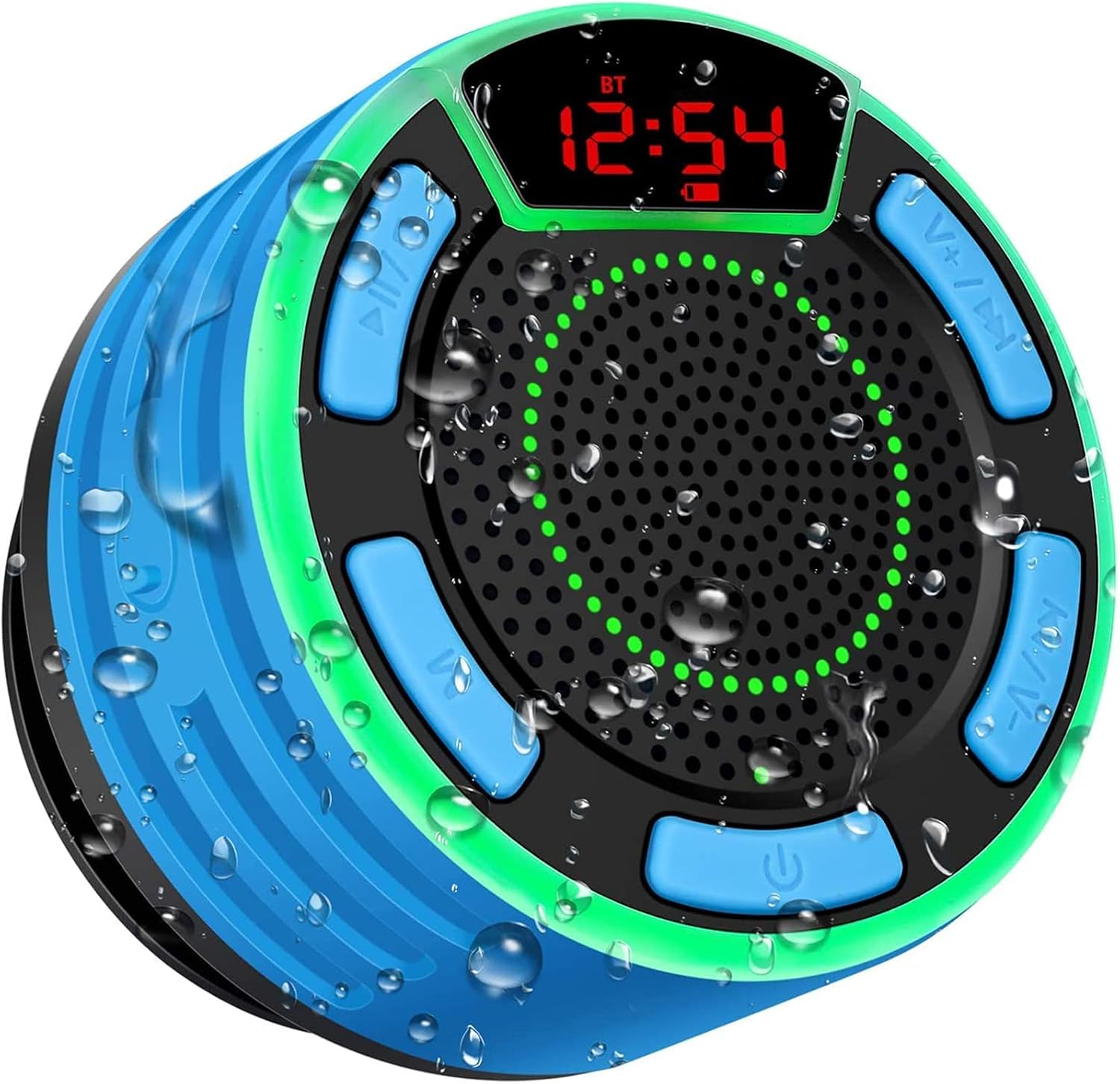 BassPal IPX7 Waterproof Bluetooth Speaker with LED Display and TWS Stereo Sound