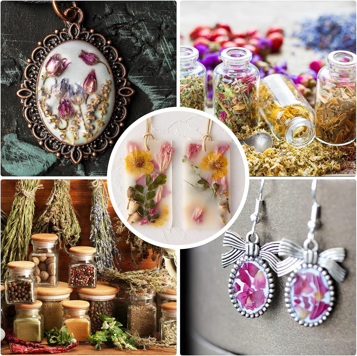 30 Bags Dried Flowers Kit for Soap and Candle Making