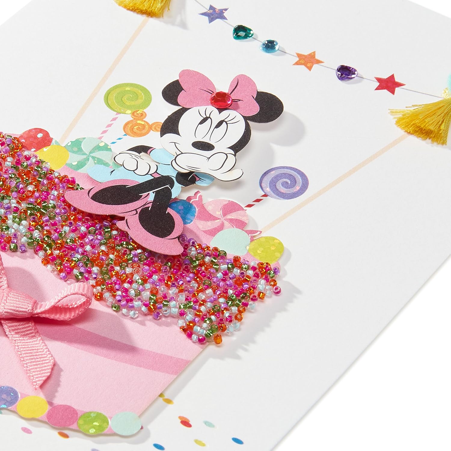 Papyrus Minnie Mouse Birthday Card - Happy Wishes