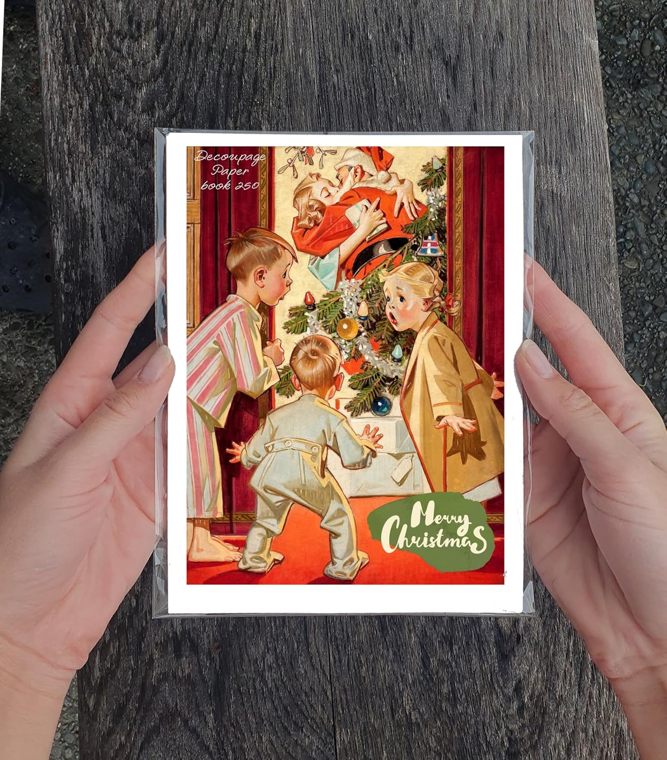 Flonz Decoupage Paper Pack Happy Families Couples Christmas 35 Sheets 6x8