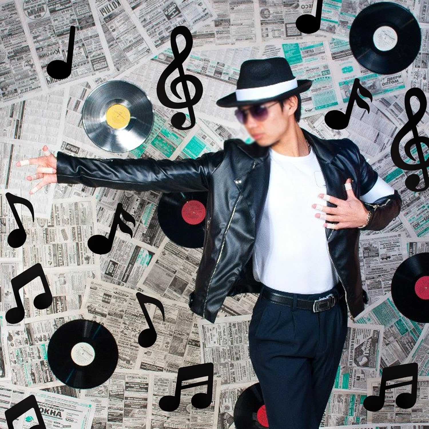 Vuzvuv 60 Pcs Music Notes Cutouts for Party Decor