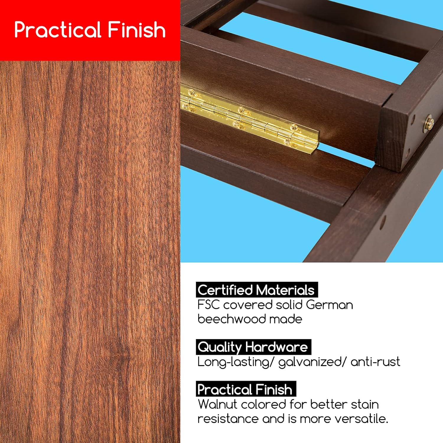 MEEDEN H-Frame Easel with Storage Tray 1