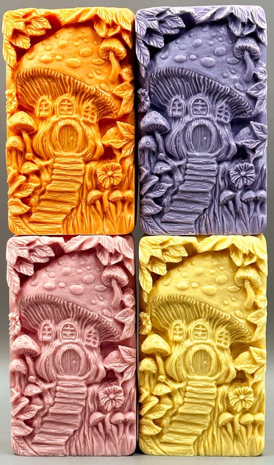 Mushroom House Silicone Mold for Soap Making and Crafts